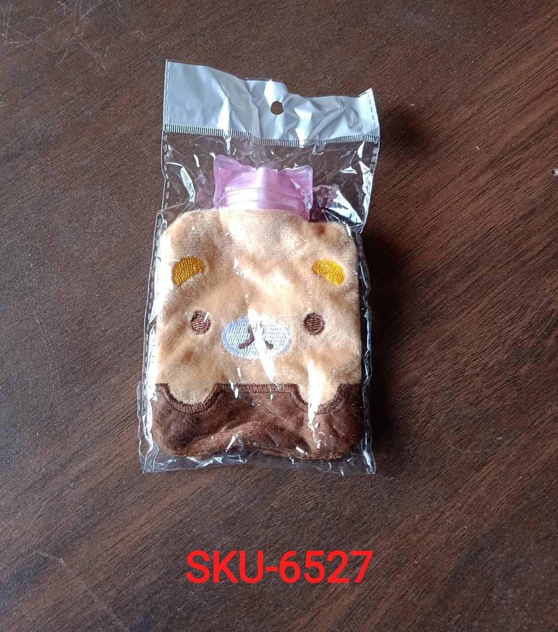 Brown Panda Print Small Hot Water Bag With Cover For Pain Relief thumbnail 8