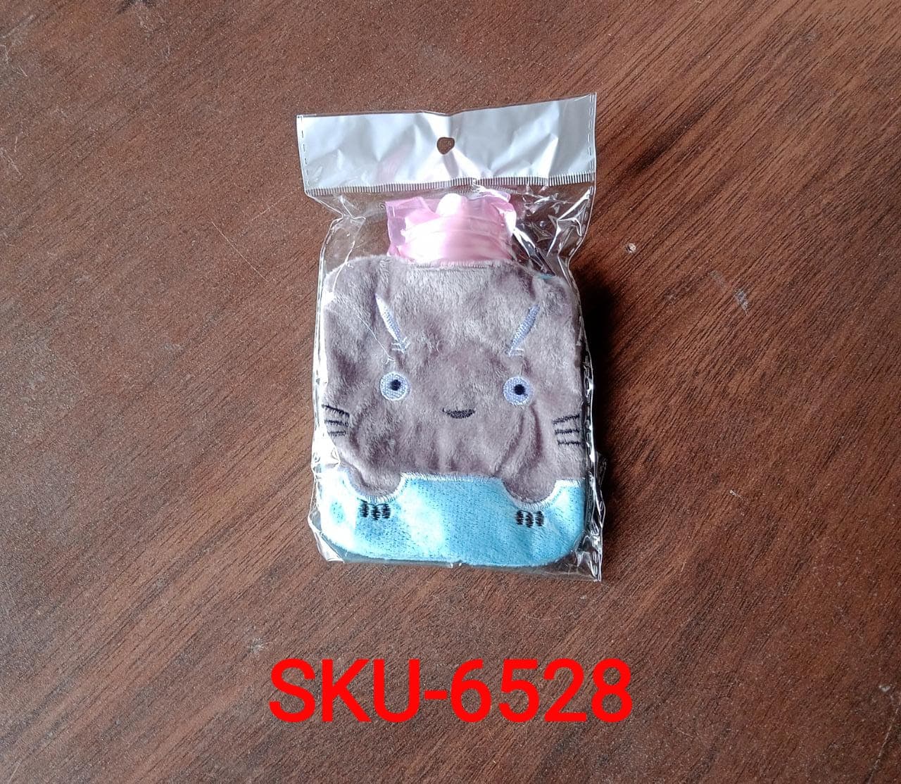 Grey Cat Print Small Hot Water Bag with Cover for Pain Relief thumbnail 9