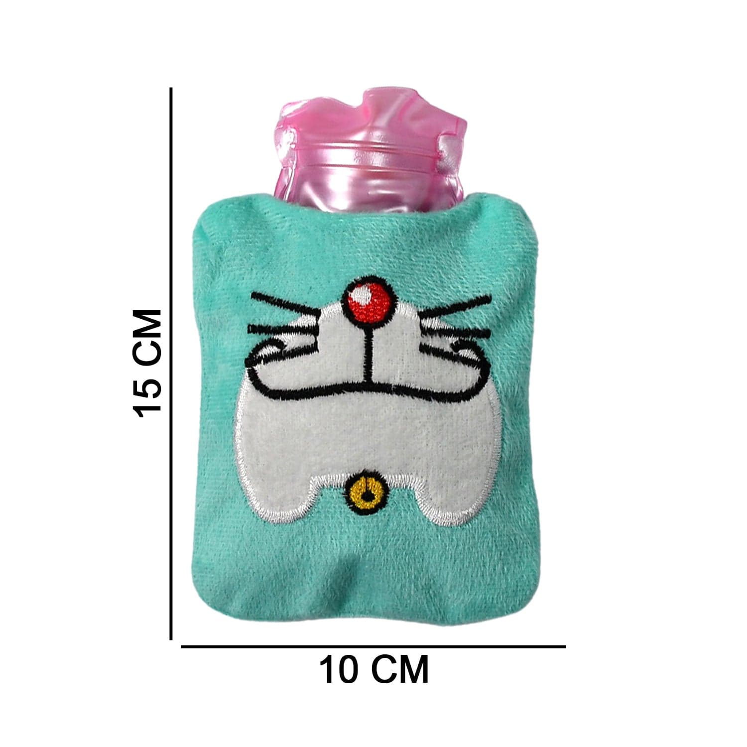 Doremon Cartoon Small Hot Water Bag with Cover for Pain Relief thumbnail 7
