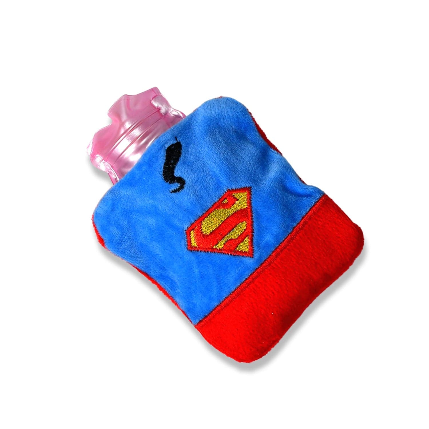 Superman Print Small Hot Water Bag with Cover for Pain Relief thumbnail 8