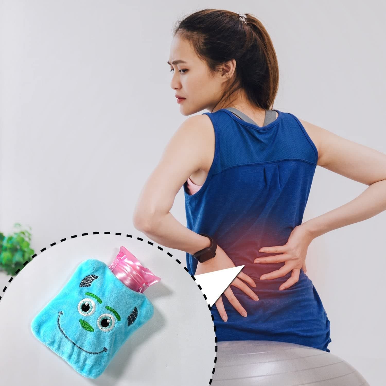 Small Hot Water Bag for Pain Relief (1 Pc / Mix Color) thumbnail 6