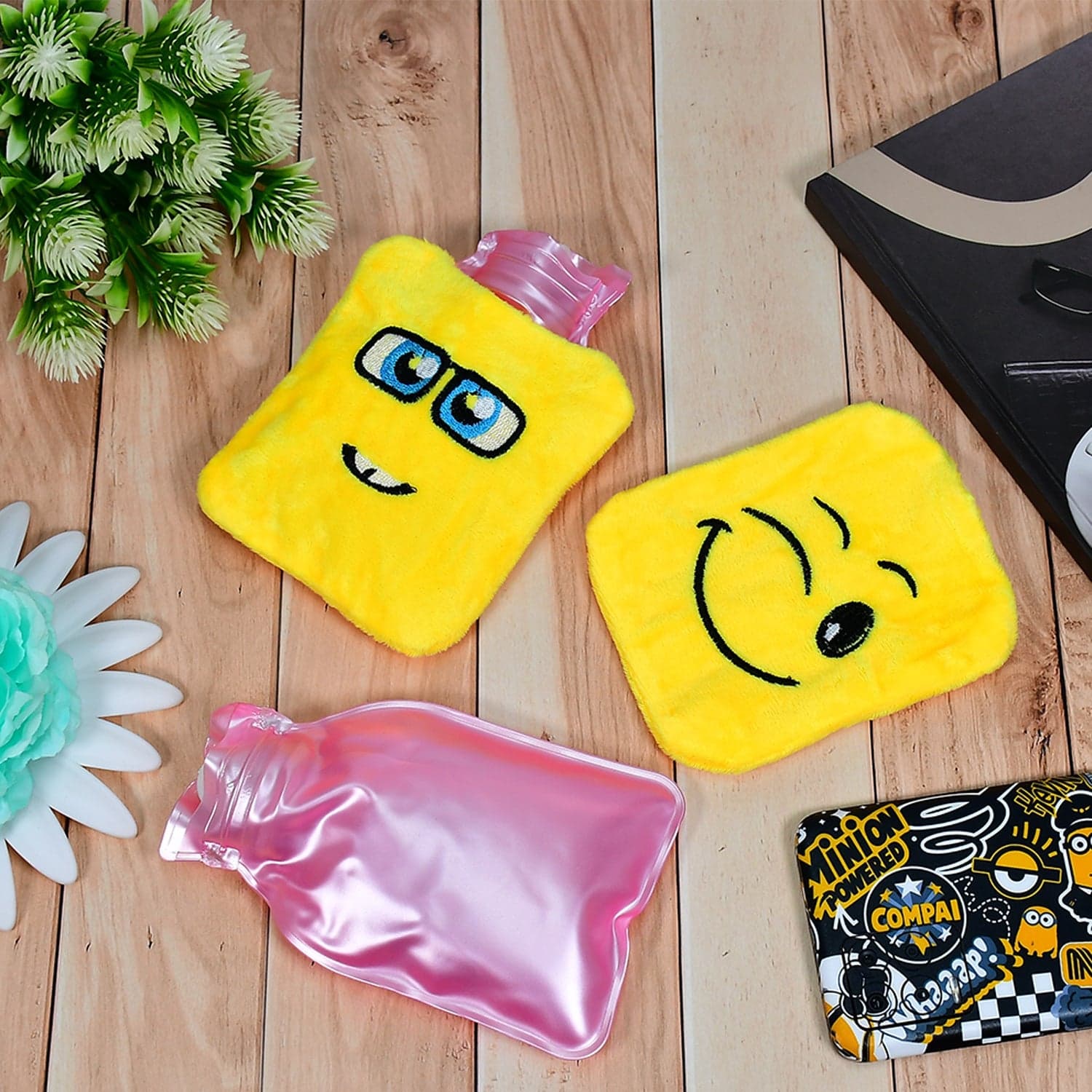 Fun Emoji Relief (1 Pc): Mini Hot Water Bag for Aches & Pains thumbnail 1