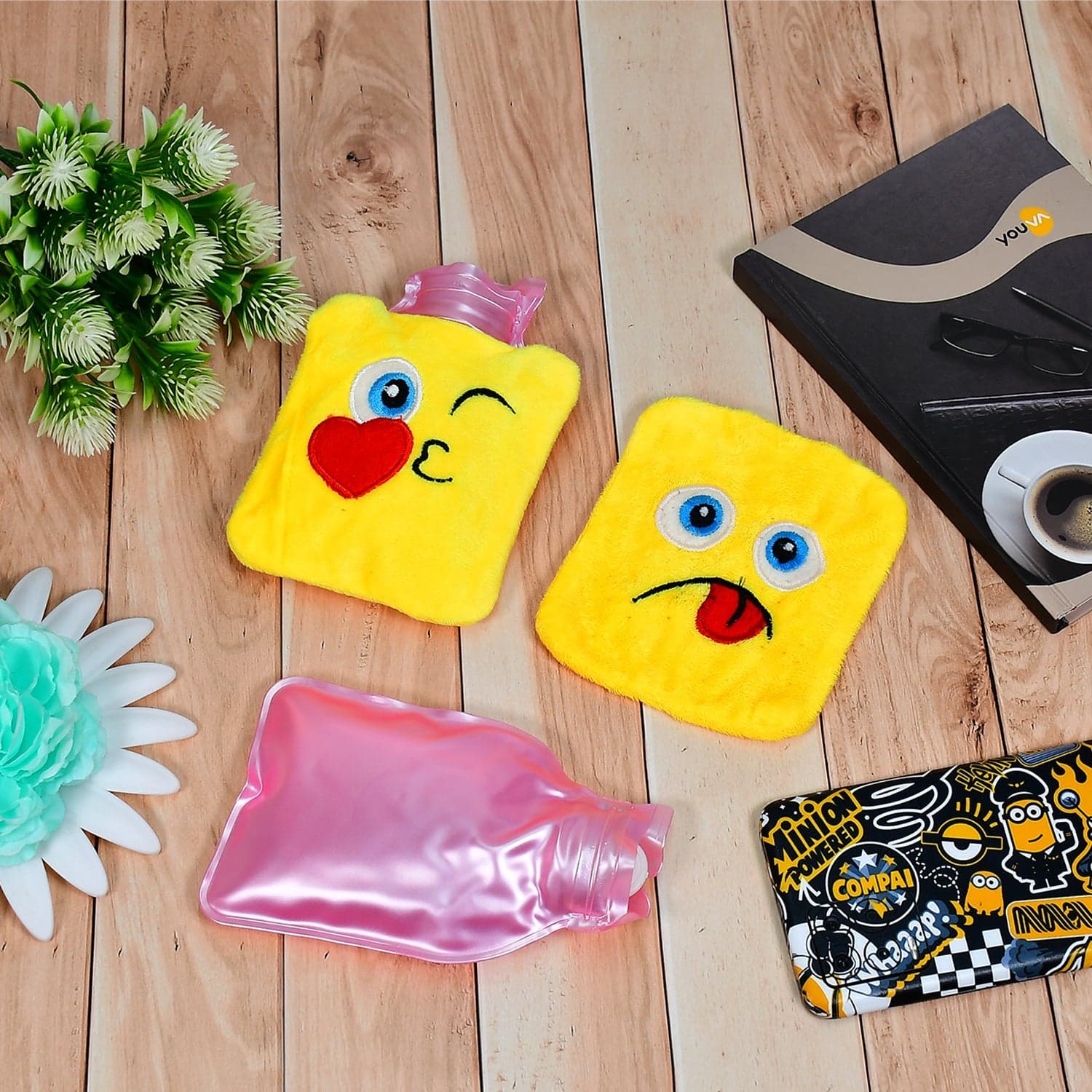 Fun Emoji Relief (1 Pc): Mini Hot Water Bag for Aches & Pains thumbnail 5