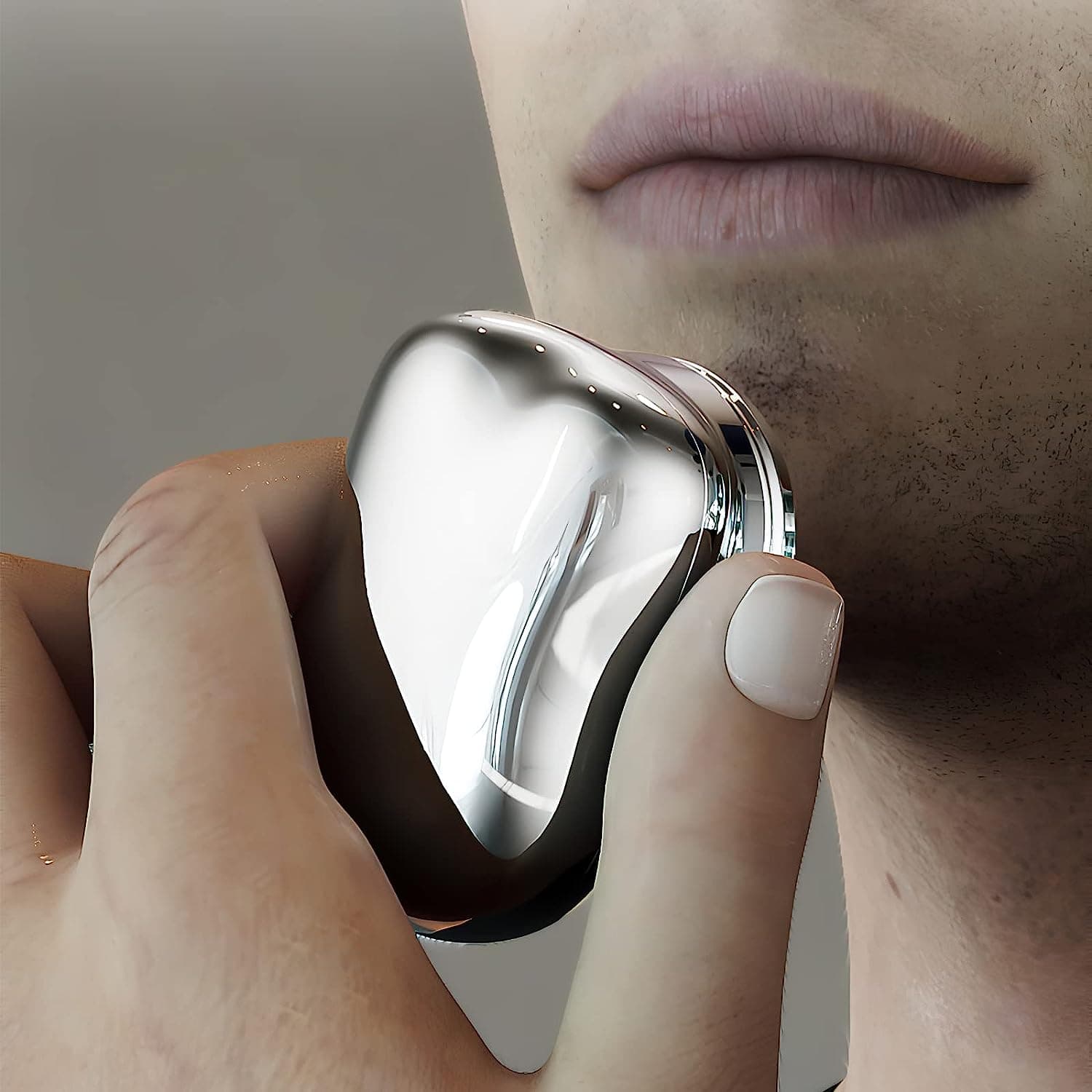 Mini Electric Shaver Portable | Pocket Fashion | Rechargeable | Wireless Beard thumbnail 3