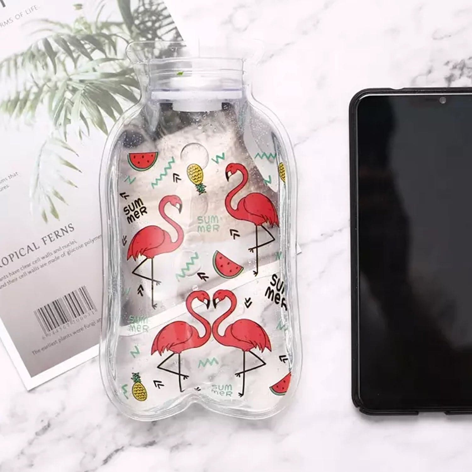 Transparent Multi-Design Small Hot Water Bag with Cover of Pain Relief & Warmer thumbnail 7