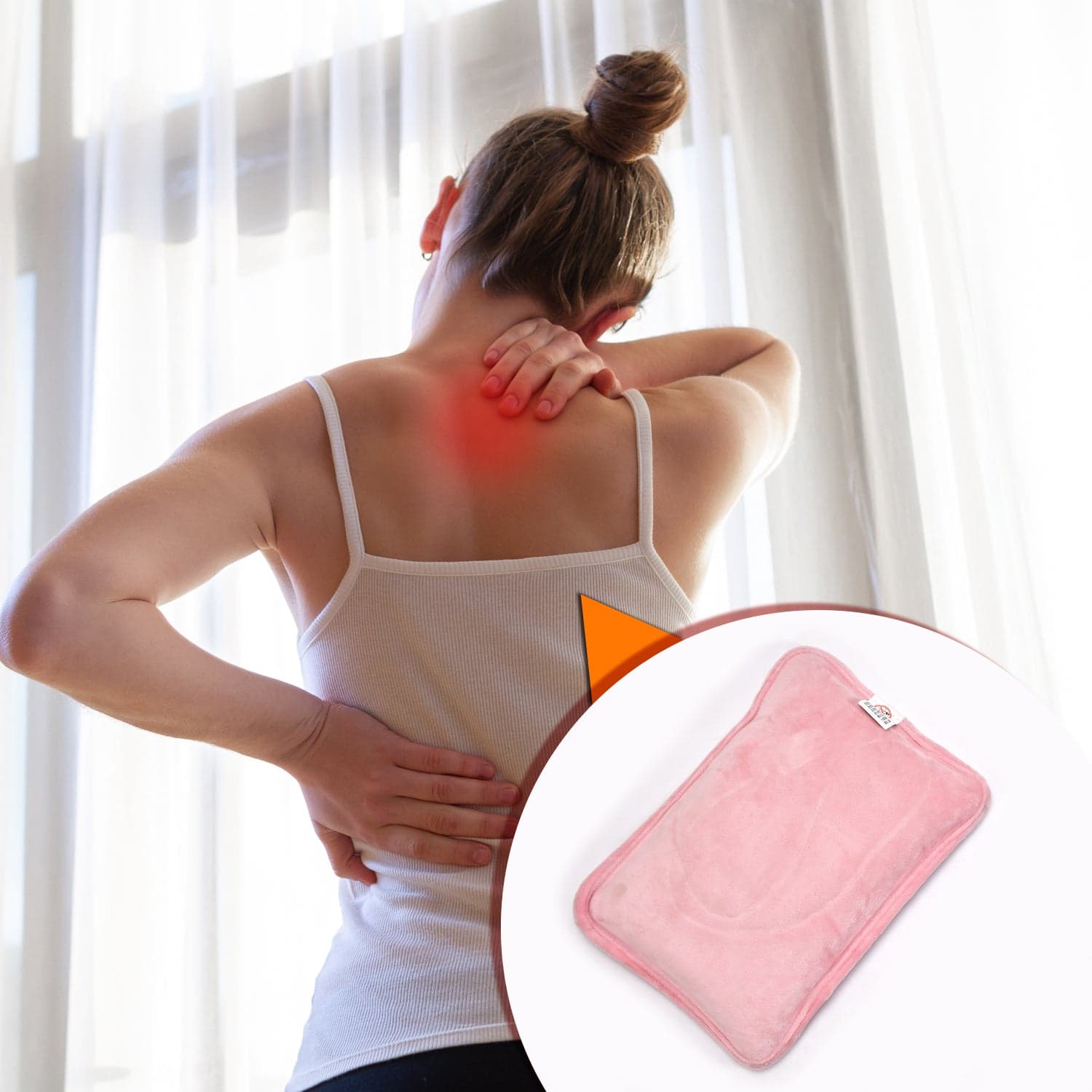 Electric Heating Pad: Targeted Pain Relief for Back, Hand & Muscles thumbnail 5