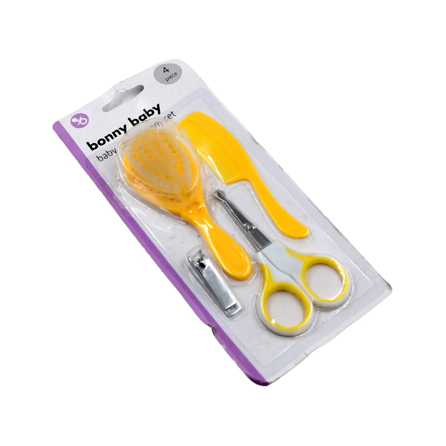 Born Baby Health Care Kit Baby Health Care And Grooming Kit 4 in 1 Nail Clipper Brush Comb Scissors Baby Safety Care Kit (4 Pcs Set) thumbnail 4