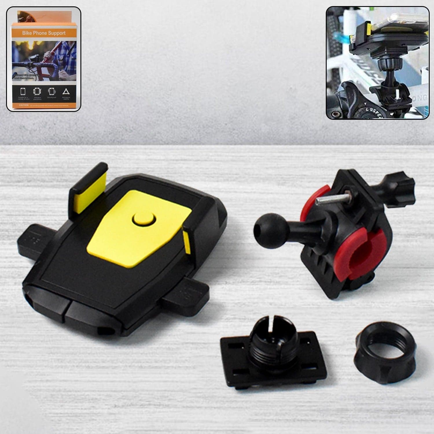 Motorcycle Phone Mount Bicycle Phone Holder Motorcycle Handlebar Phone Holder thumbnail 8