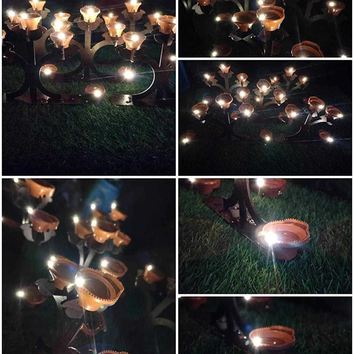 Water Sensor Diyas For Diwali Decoration | Diyas For Home Decoration| Diwali Decoration Items For Home Decor Diyas | Diwali Led Diyas Candle With Water Sensing Technology E-Diya thumbnail 5