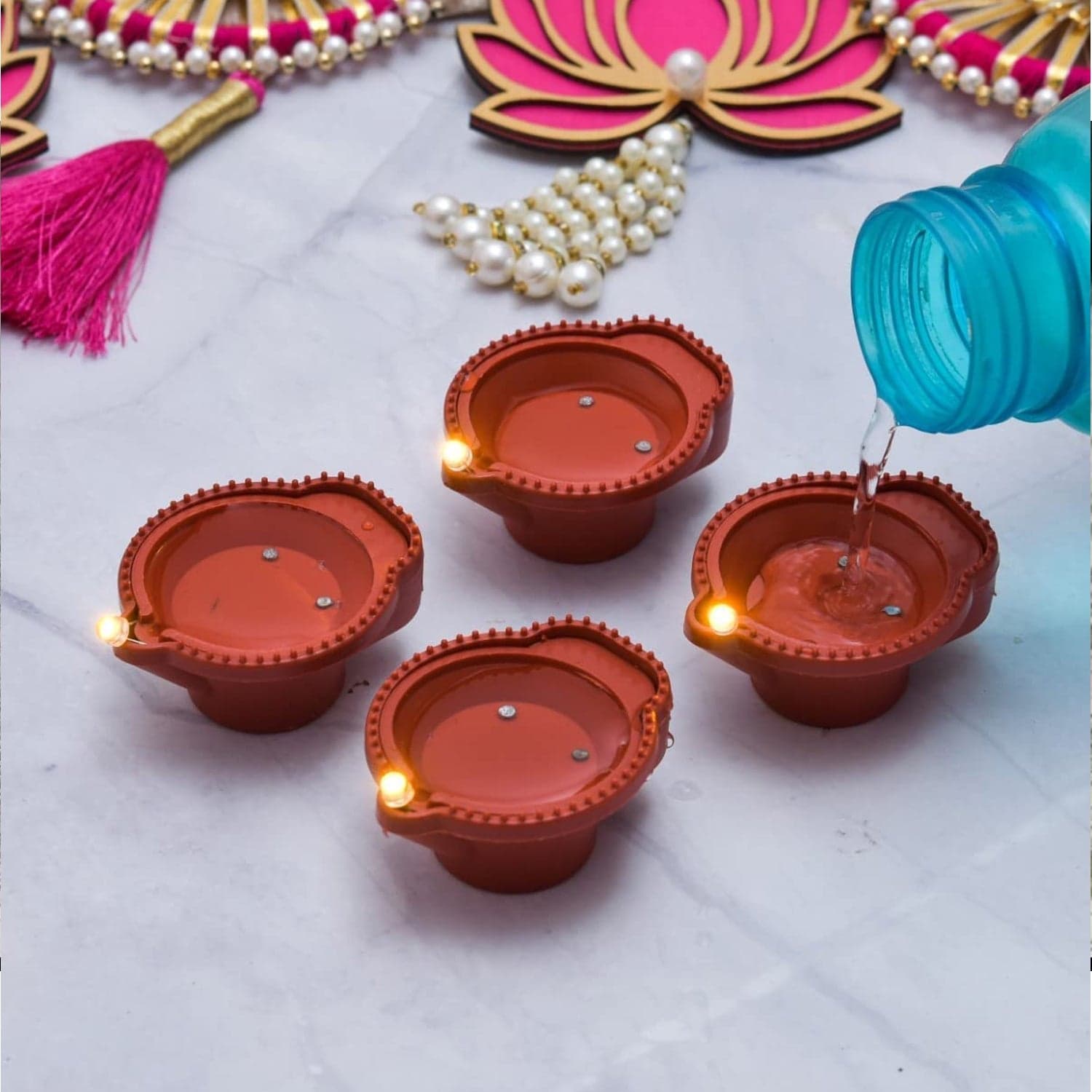 Water Sensor Diyas for Diwali Decoration thumbnail 3