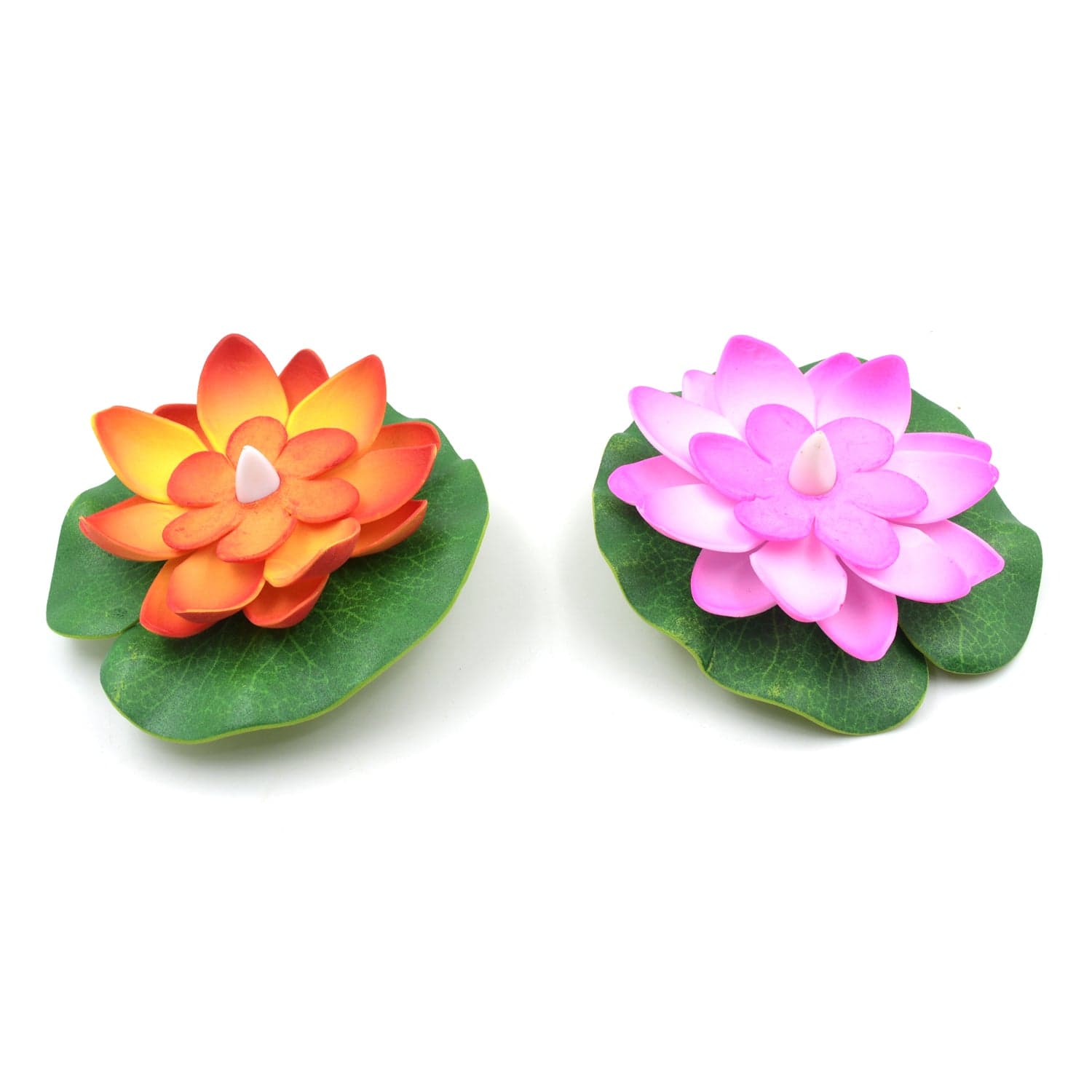 Smokeless LED Lotus Candles, Diwali (2 Pc): Indoor/Outdoor D©cor thumbnail 4