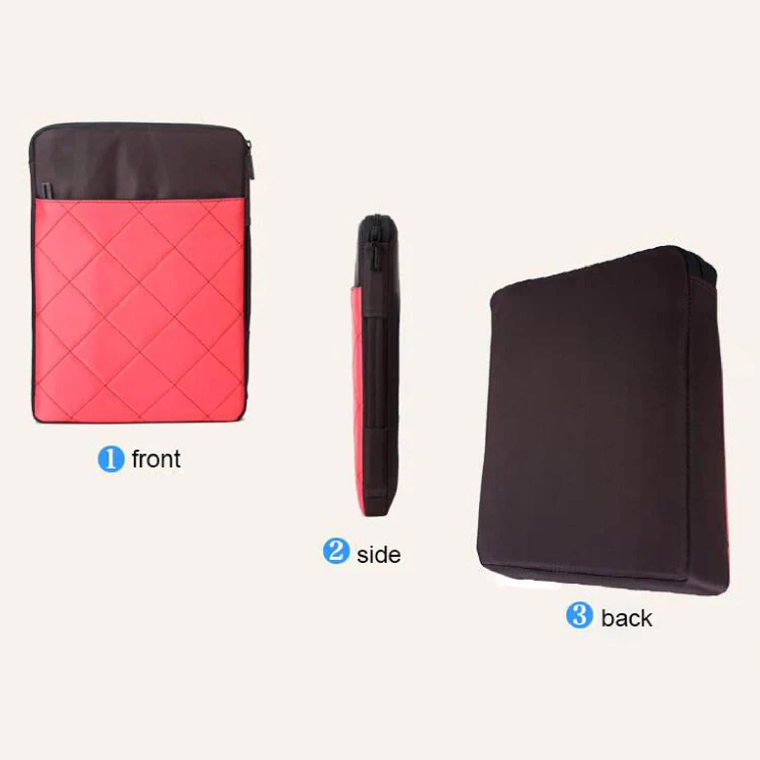 Laptop Case Cover Bag, Laptop Sleeve 14.5 Inch Case, Water Repellent Polyester Neoprene Case With Accessory Pocket, &Amp; Other Laptops, Notebooks thumbnail 5