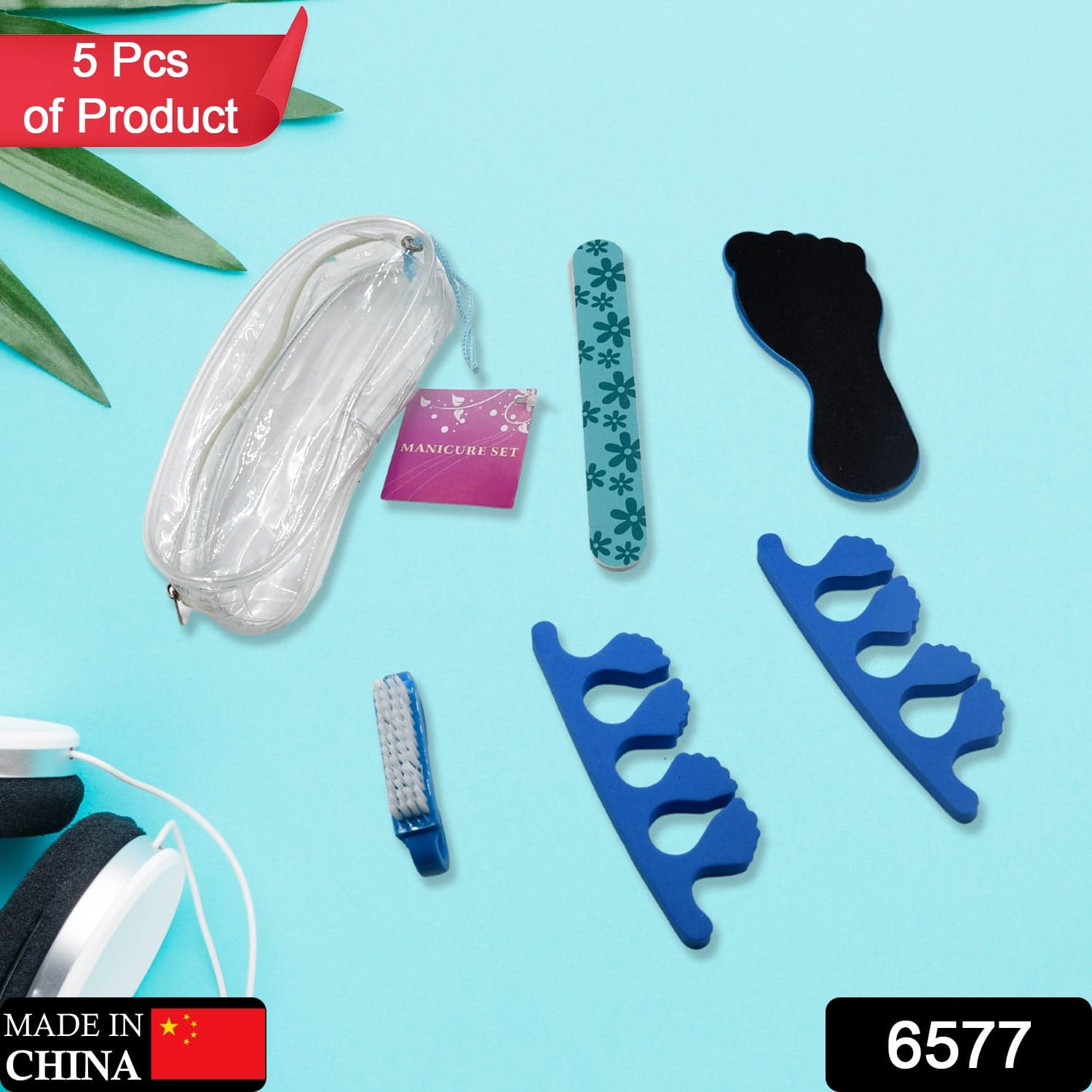 Personal Foot Care 5 Pc Tool Kit Pedicure Accessories Kit Personal Tool Kit Reusable Kit thumbnail 2