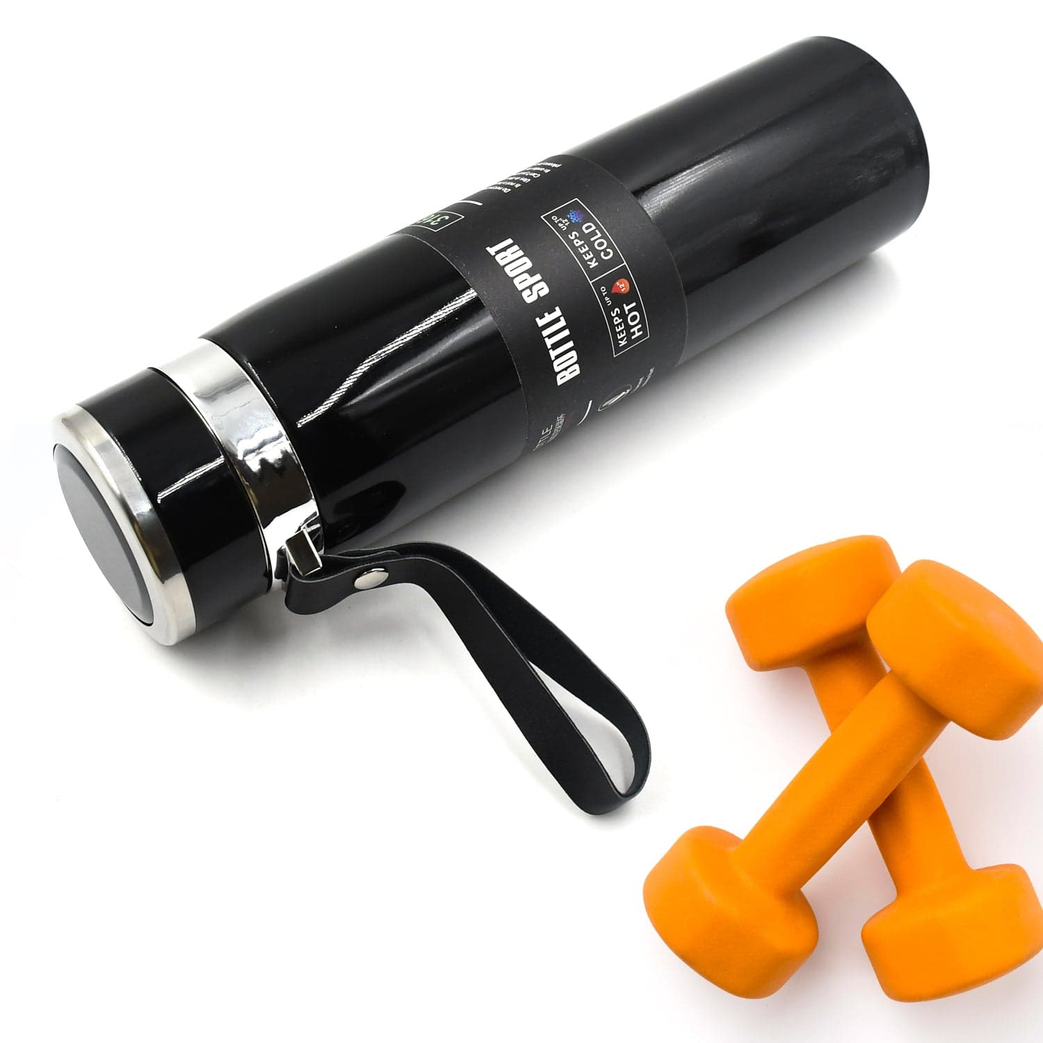 Double Stainless Steel Wall Flask Vacuum Insulated Water Bottle thumbnail 3