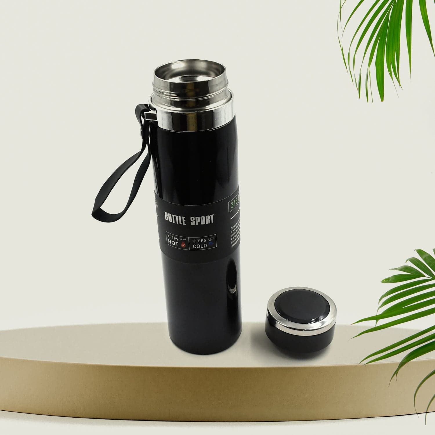 Double Stainless Steel Wall Flask Vacuum Insulated Water Bottle thumbnail 7
