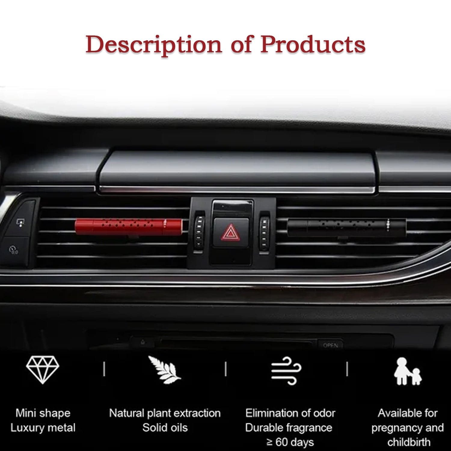 Car Air Perfume For Ac Vent - New Long Lasting And Sweet Fragrances With Rotating Flow Control - Magnetic thumbnail 6