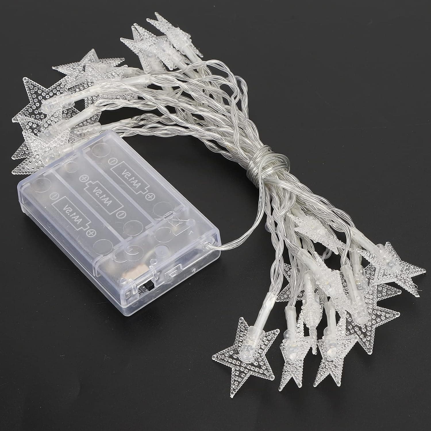 28 Led / Star 3.9 Meter Star Shape Led Light Battery Operated With Flashing Modes For Home Decoration thumbnail 10