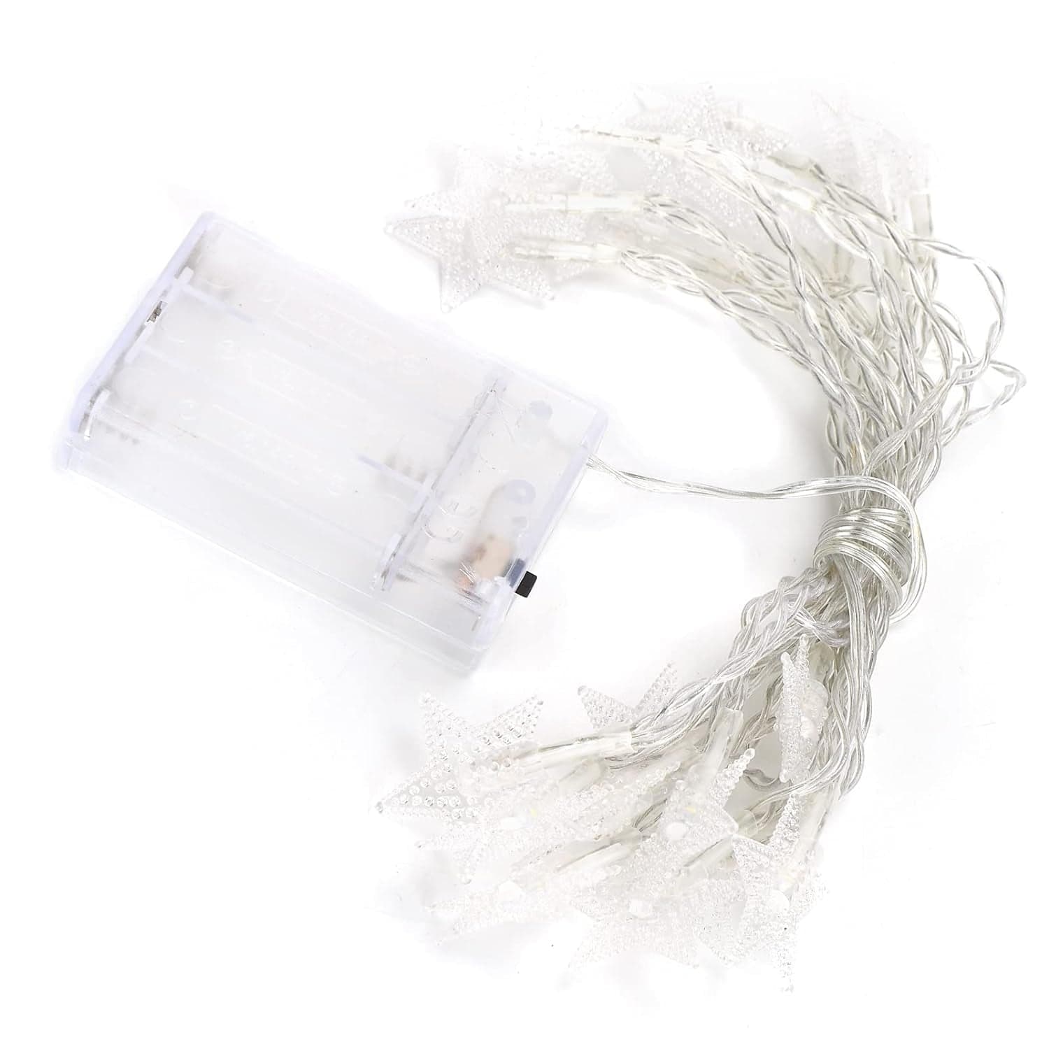 28 Led / Star 3.9 Meter Star Shape Led Light Battery Operated With Flashing Modes For Home Decoration thumbnail 4