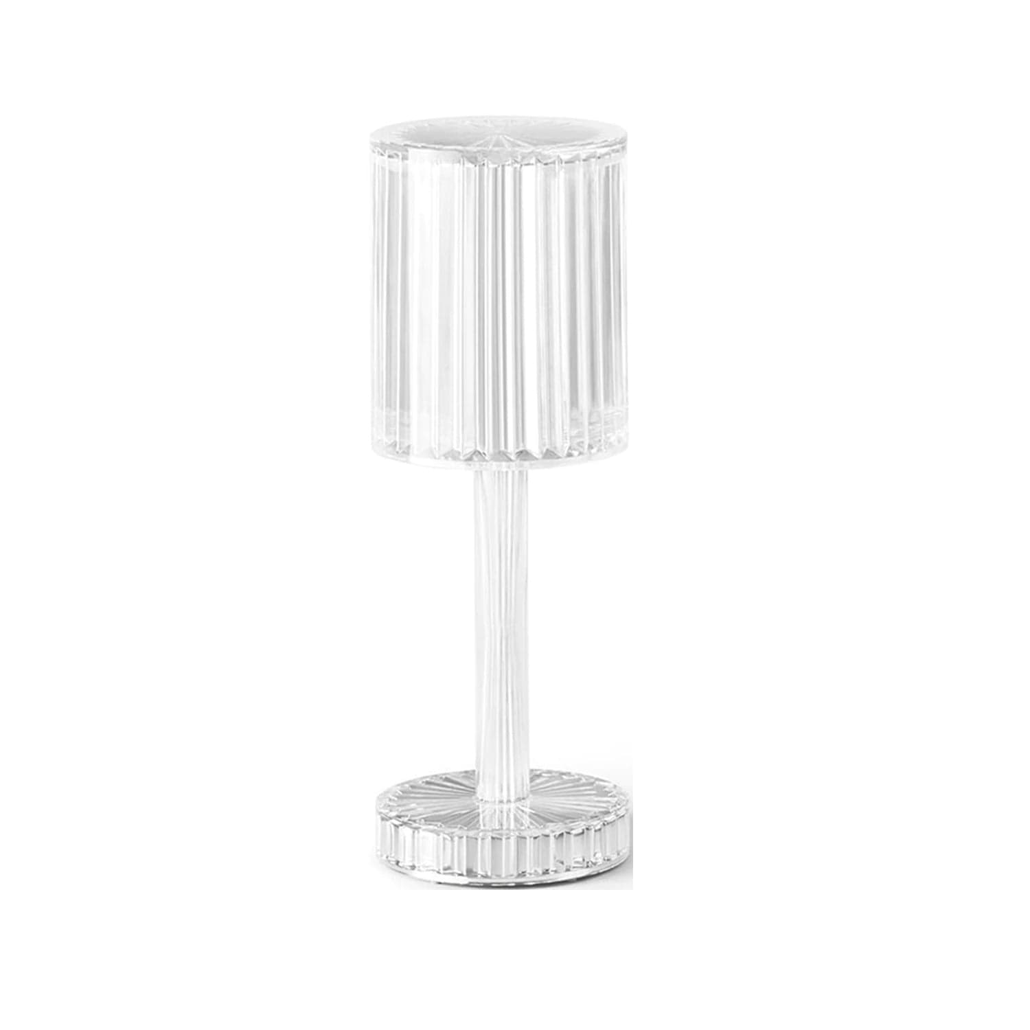 Crystal Table Lamp , Touch Control Atmosphere Nightstand Lamp With USB Charging Line thumbnail 4