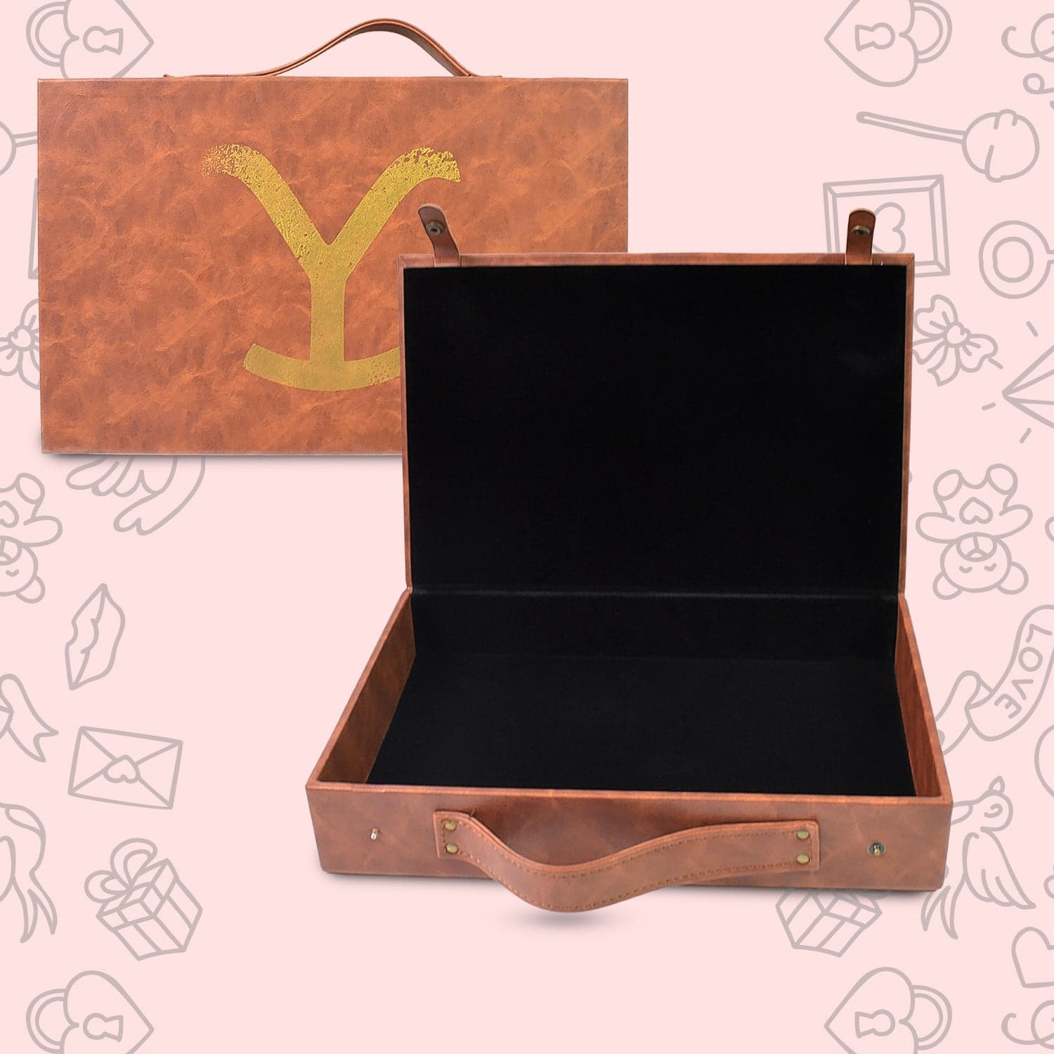 Multi Purpose Use Carrying Leather Case Briefcase (30—20 Cm / 1 Pc / B Grade) thumbnail 1