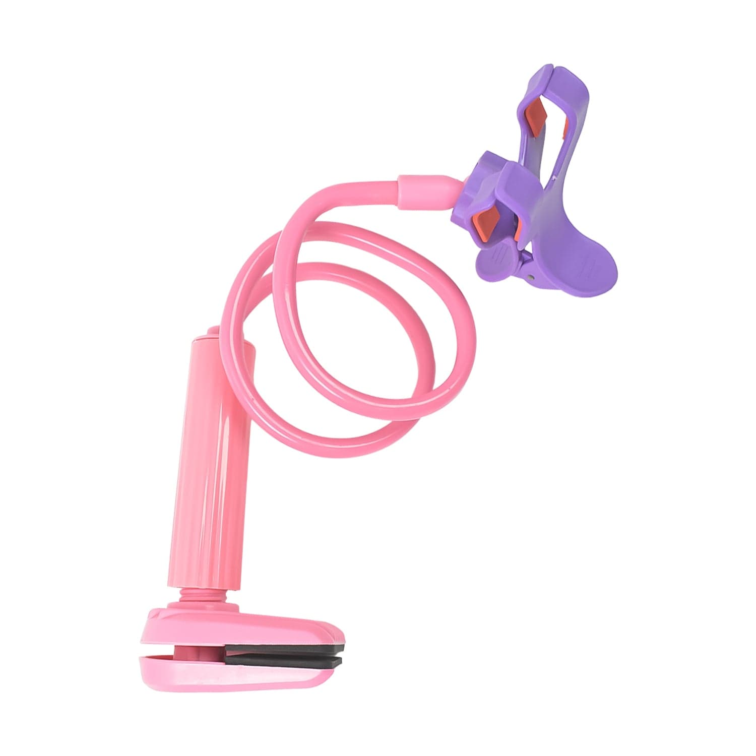 Flexible 360 Degree Portable Foldable Lazy Stand Bracket Cell Phone Holder (1 Pc) thumbnail 5
