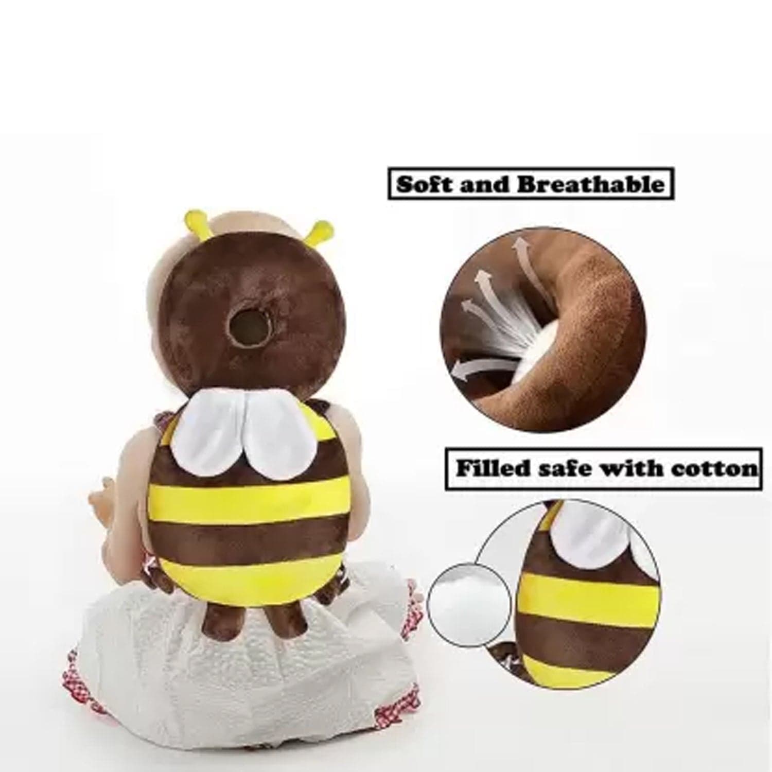 SMALL BABY HEAD PROTECTOR BABY TODDLERS HEAD SAFETY PAD ( Multi Design) thumbnail 1