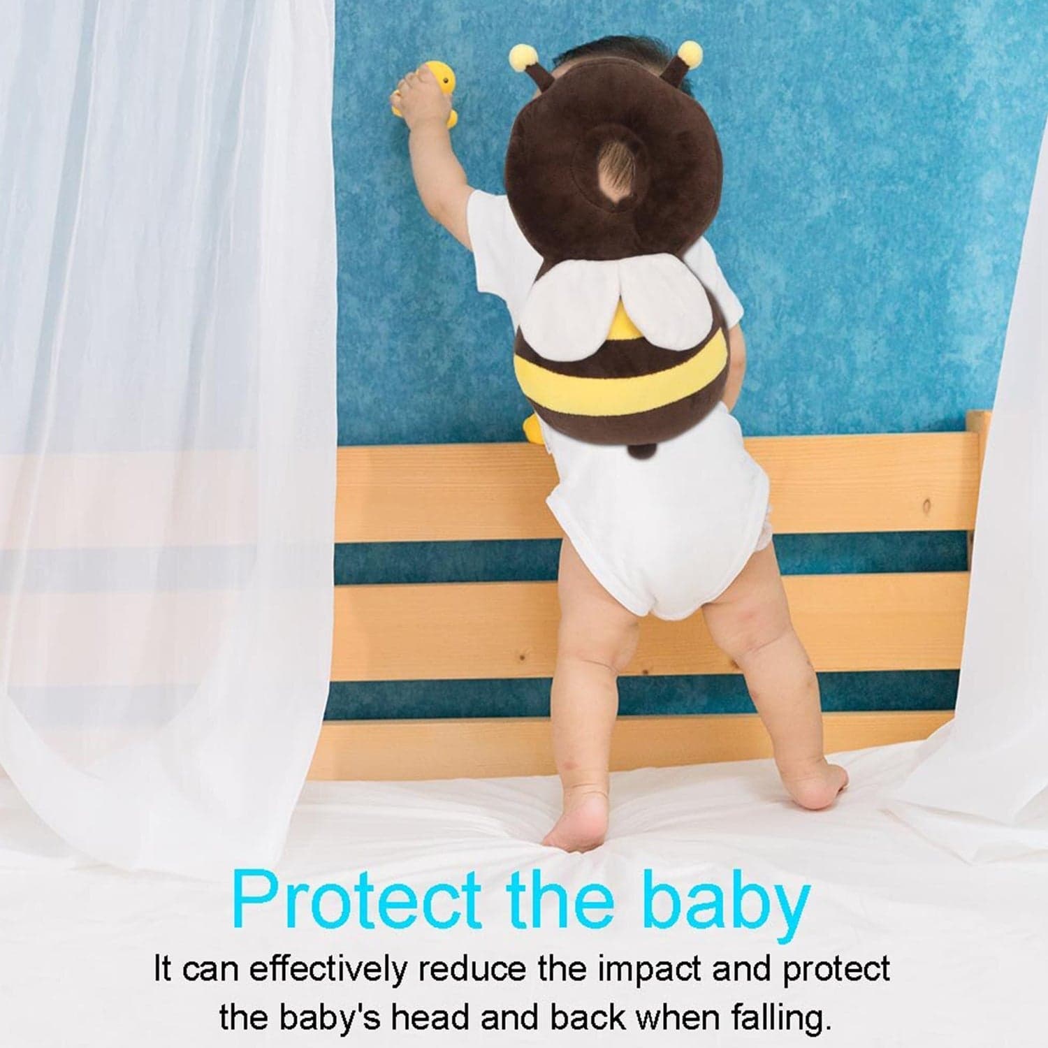 SMALL BABY HEAD PROTECTOR BABY TODDLERS HEAD SAFETY PAD ( Multi Design) thumbnail 7