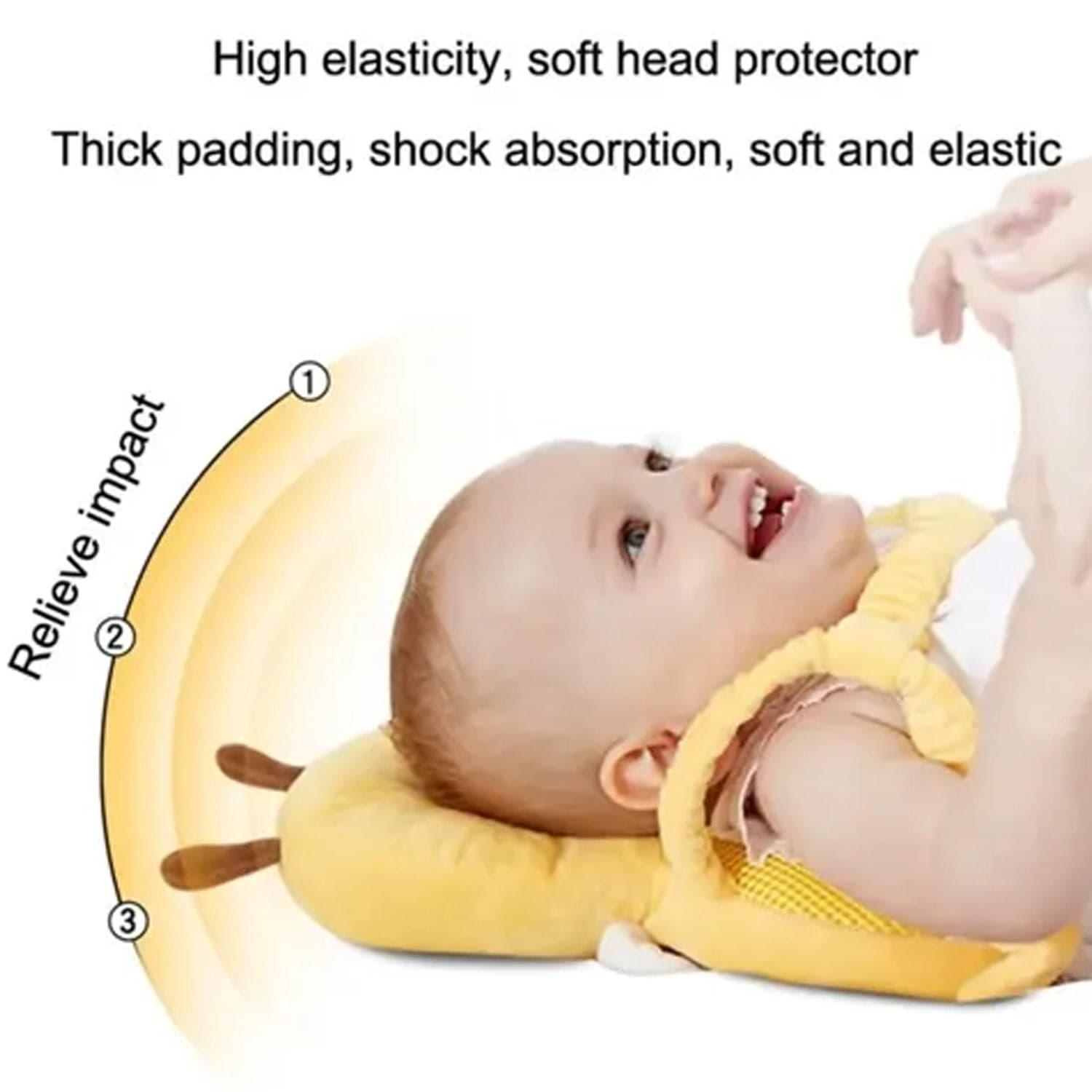 SMALL BABY HEAD PROTECTOR BABY TODDLERS HEAD SAFETY PAD ( Multi Design) thumbnail 8