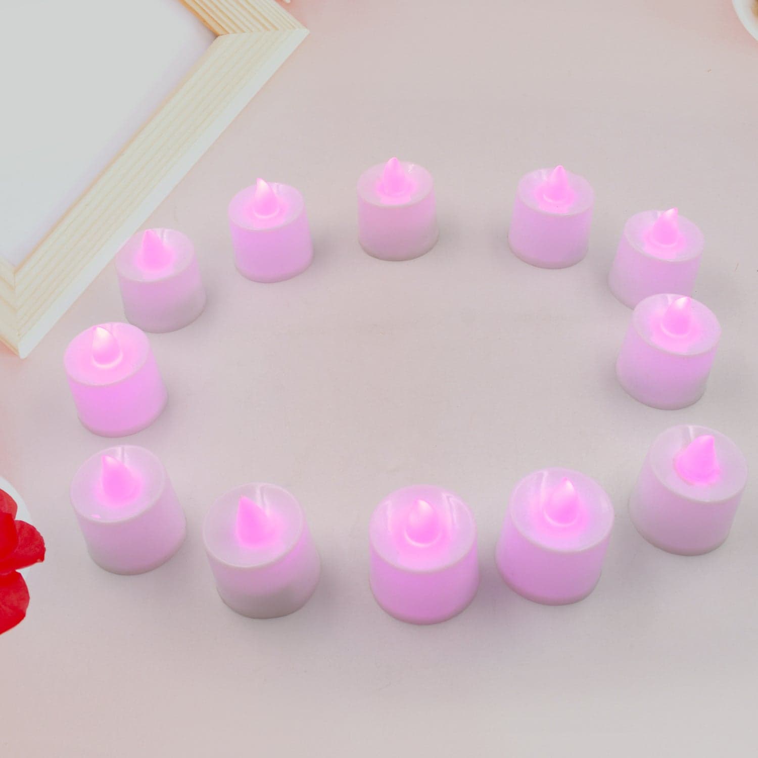 Pink Flameless Led Tealights ID-6632a thumbnail 4