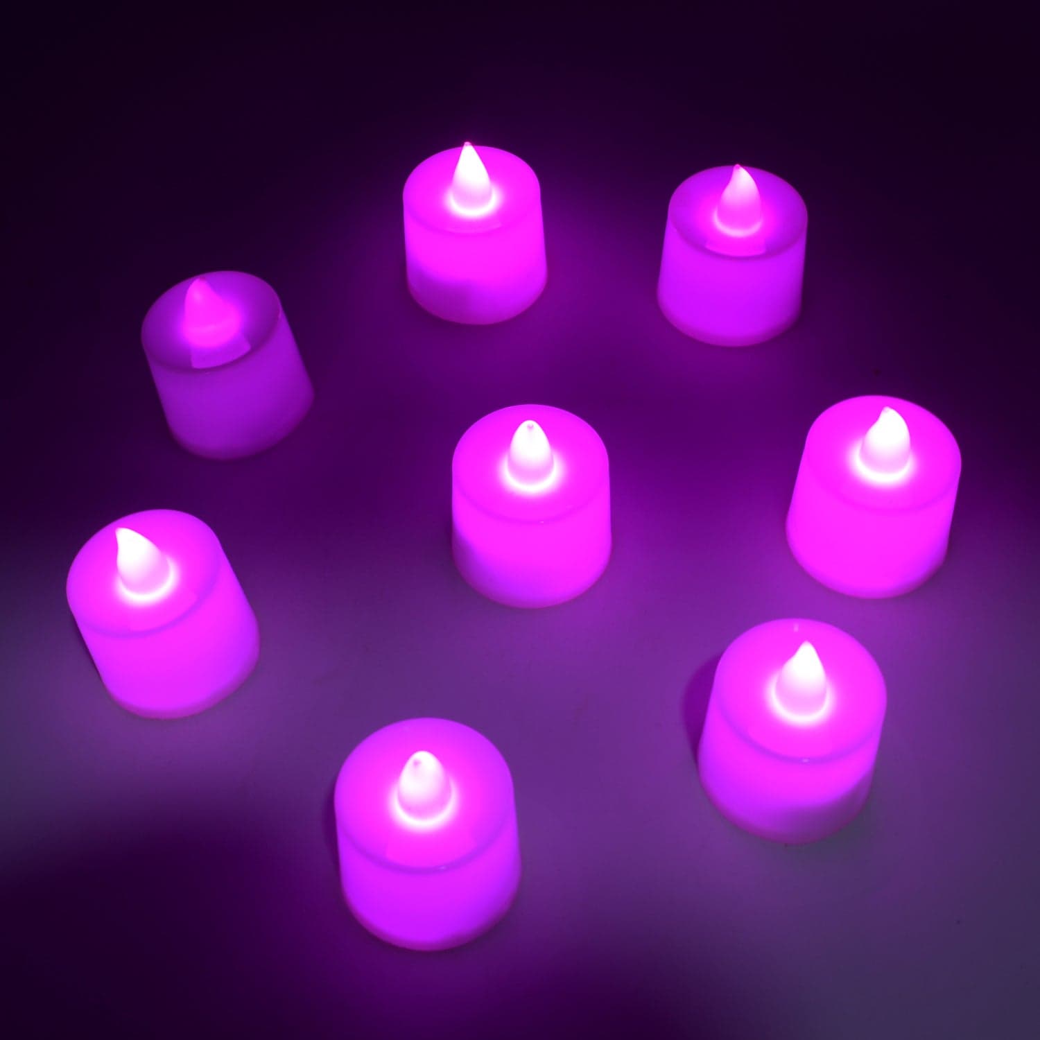 Pink Flameless Led Tealights ID-6632b thumbnail 1