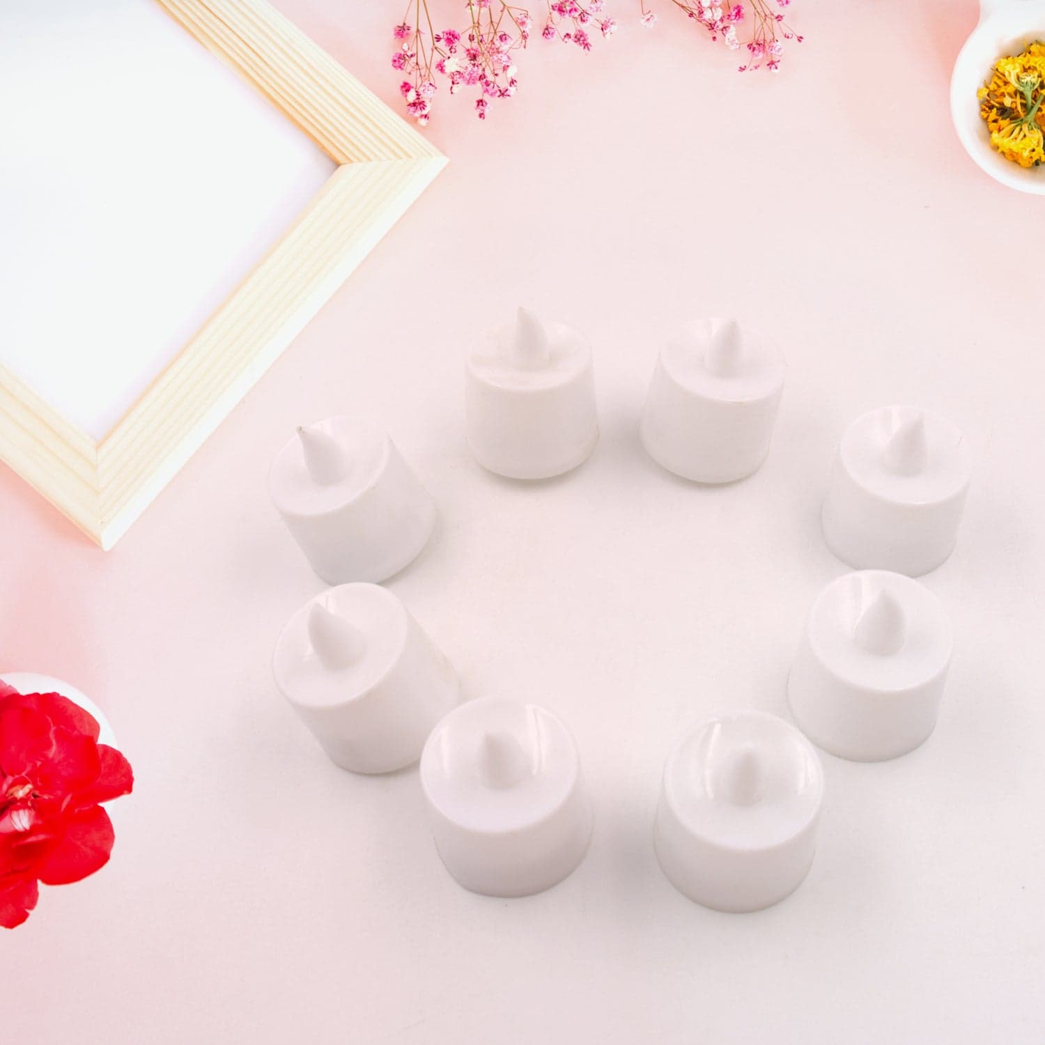 Pink Flameless Led Tealights ID-6632b thumbnail 6