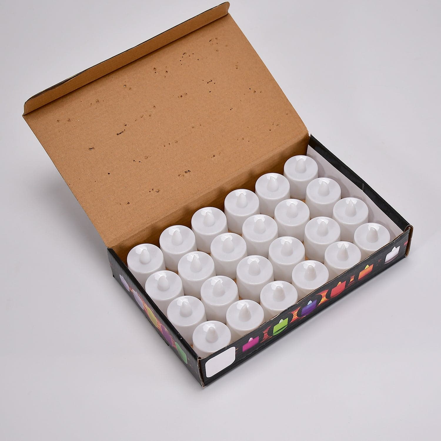 Red LED Tealights of Smokeless Flameless Candles for Home D©cor, Diwali (24 Pcs) thumbnail 4