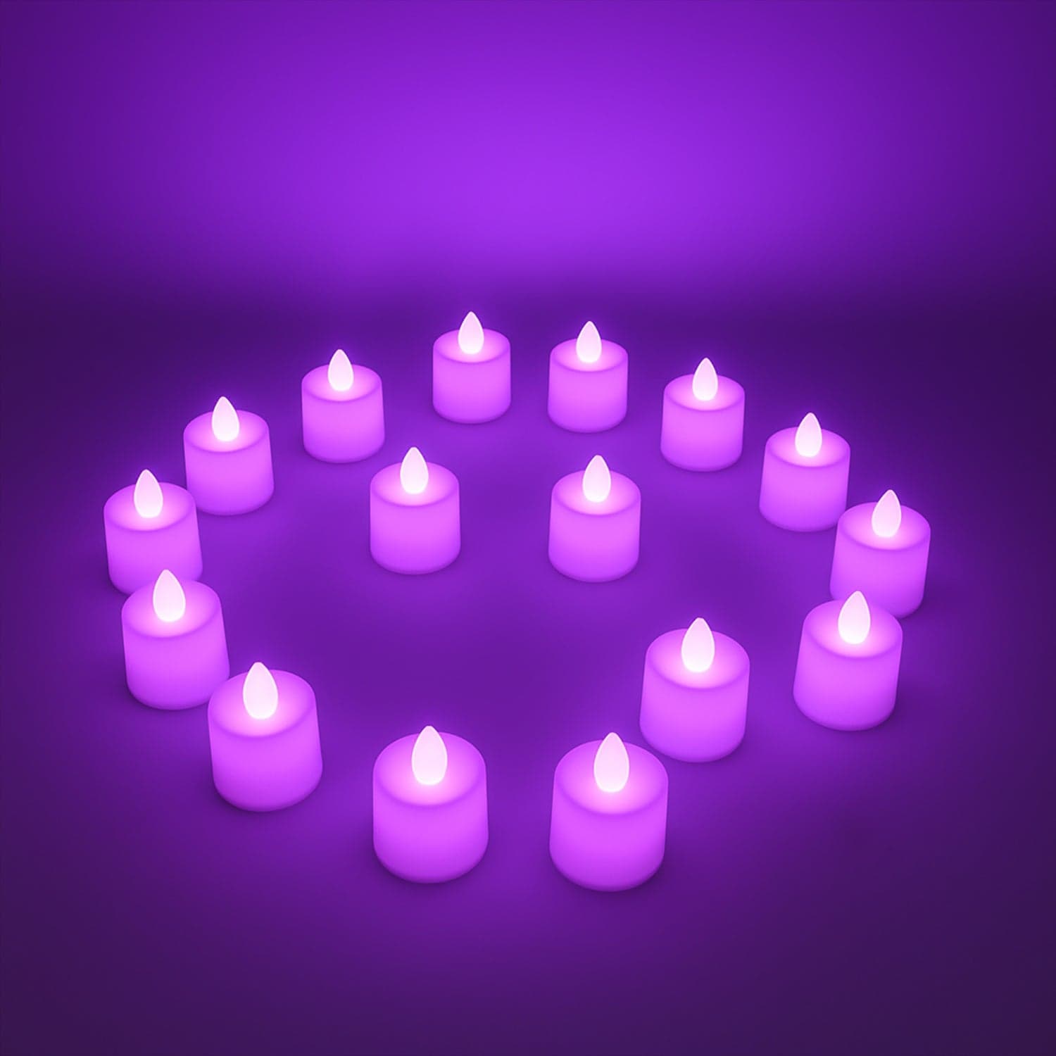 Flameless Led Tealights, Smokeless Plastic Decorative Candles - Led Tea Light Candle For Home Decoration, Diwali (Pack Of 24) ID-6634 thumbnail 4