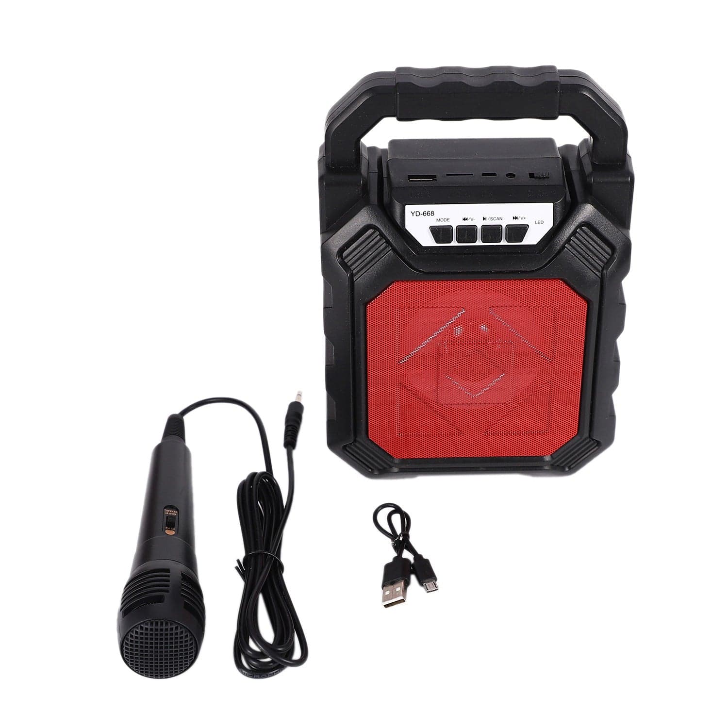 Wireless Bluetooth Portable Boom Box Subwoofer Support Mic Input Outdoor Speaker 5 W Bluetooth Speaker thumbnail 3