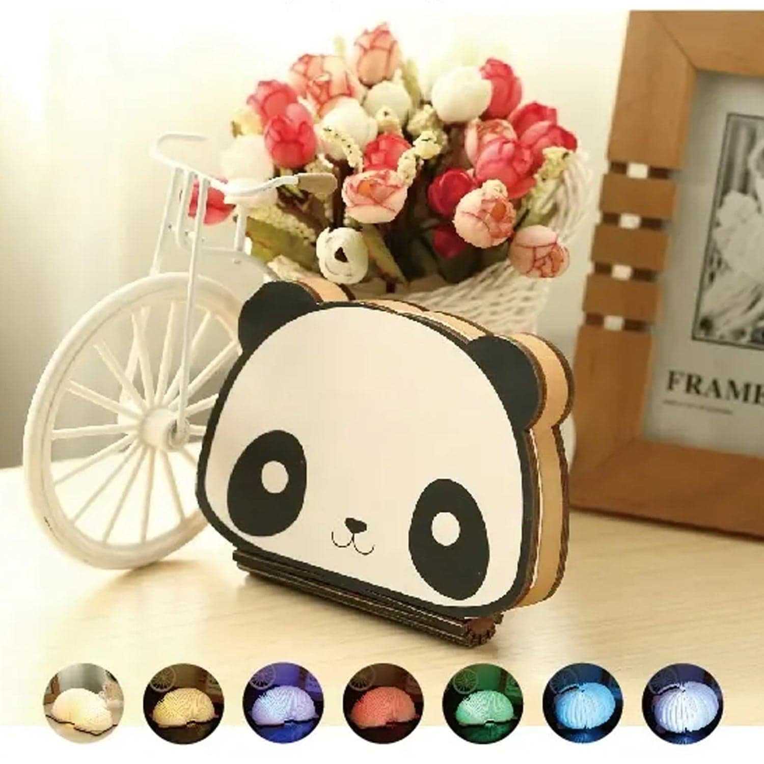 Piglet Shape Book Lamp Animal Led Book Lamp Christmas Gift Light RGB Colors Custom Gift Book Lamp thumbnail 3
