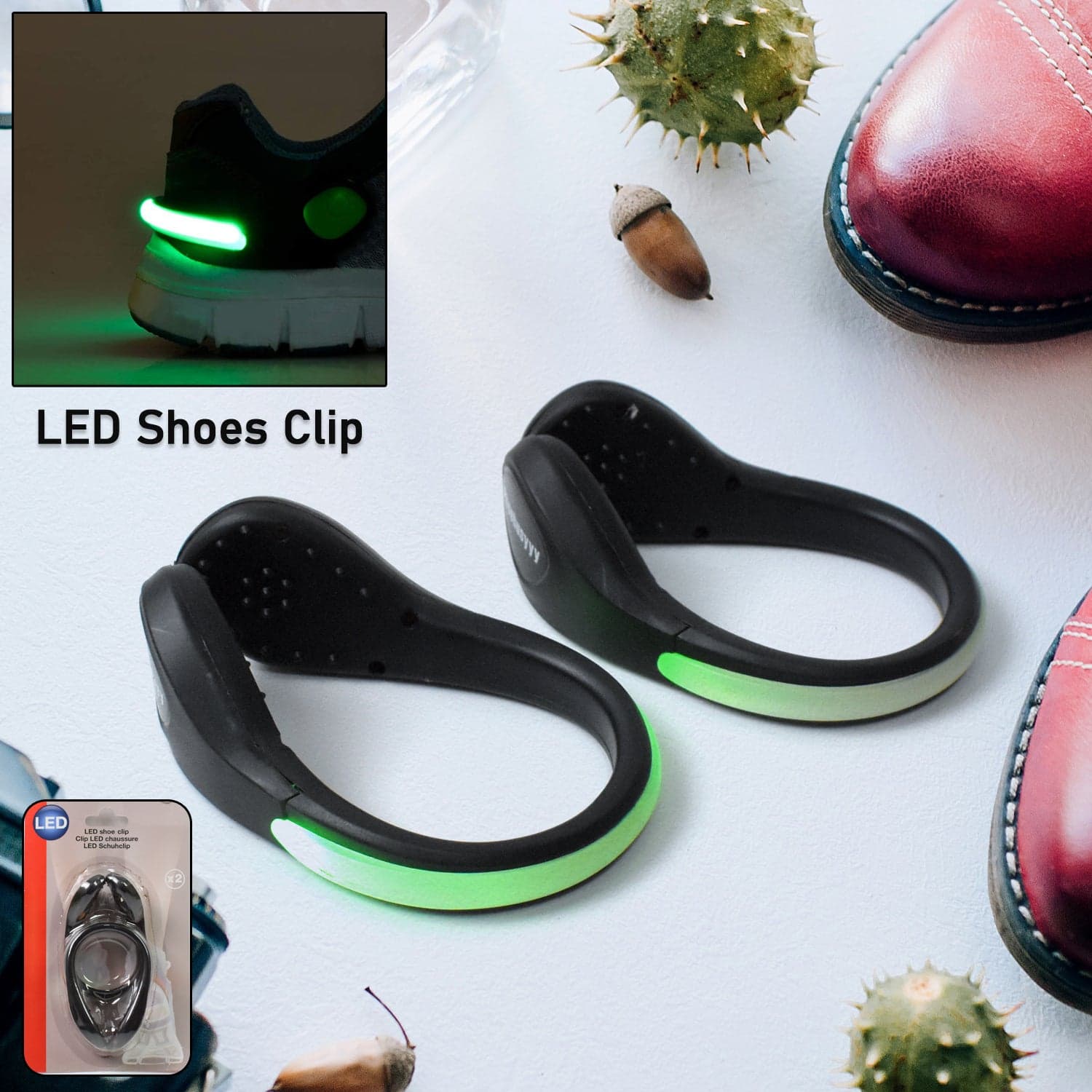 LED Shoes Clip Lights (1 Pair) thumbnail 1