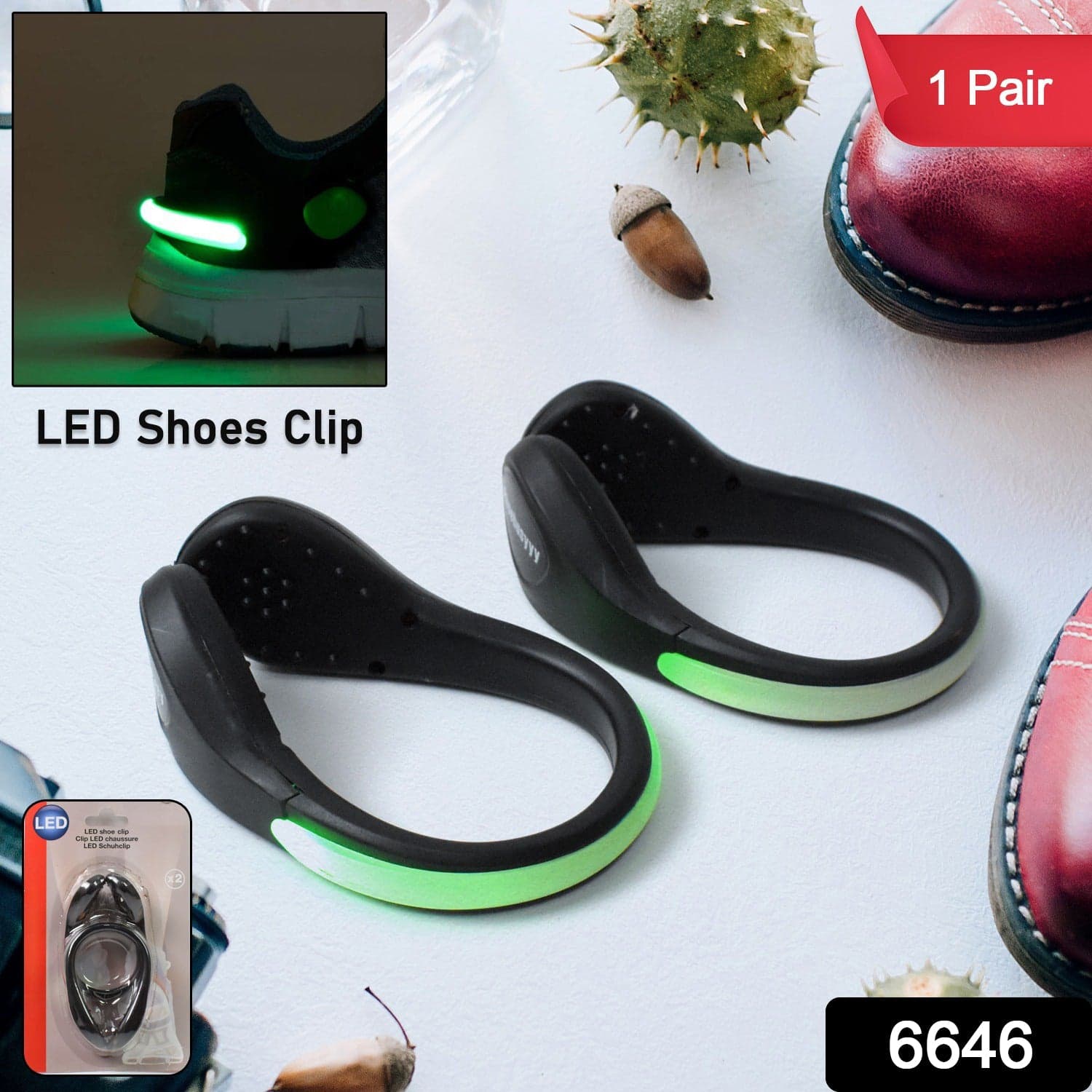 LED Shoes Clip Lights (1 Pair) thumbnail 2