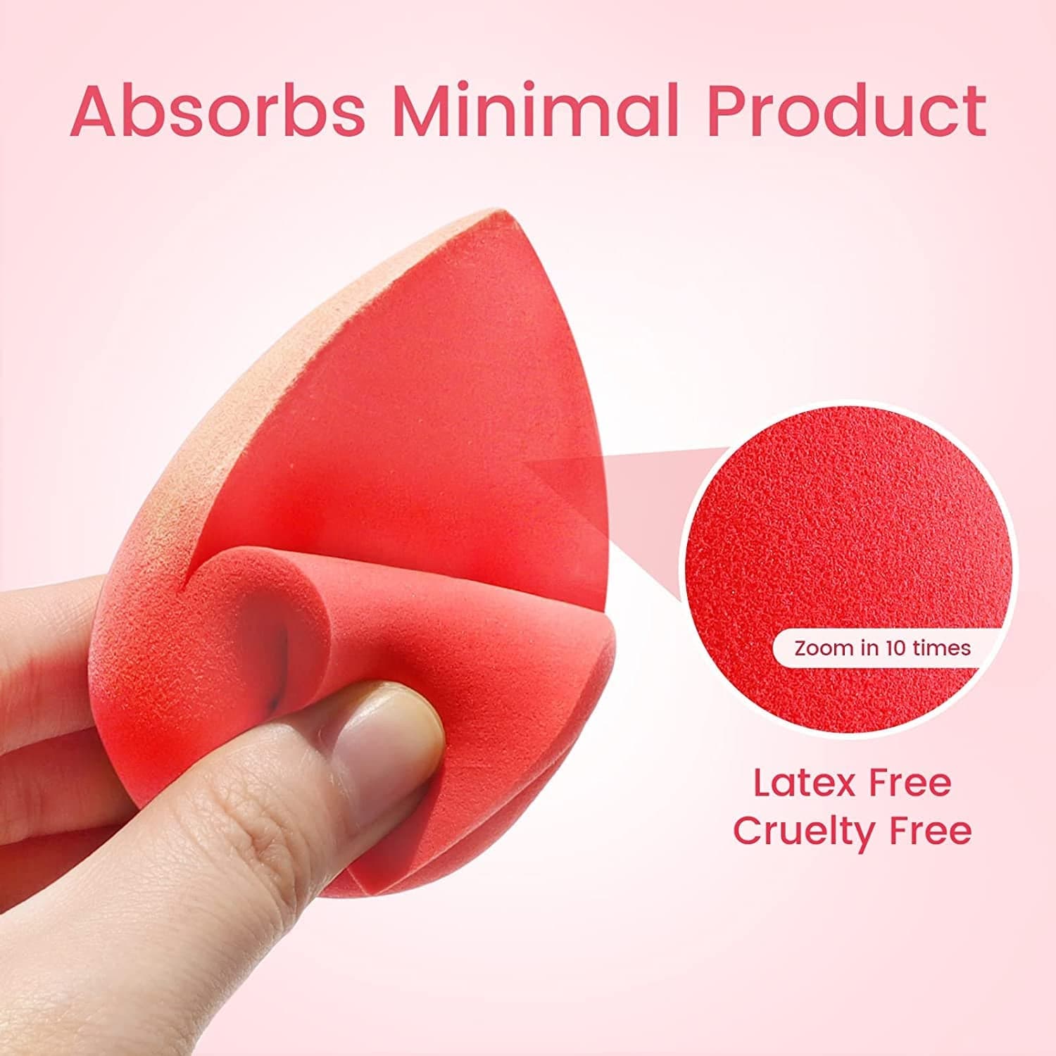 Makeup Sponge for blending liquid Foundations, Powders, and Creams (Multicolor / 1 Pc) thumbnail 4