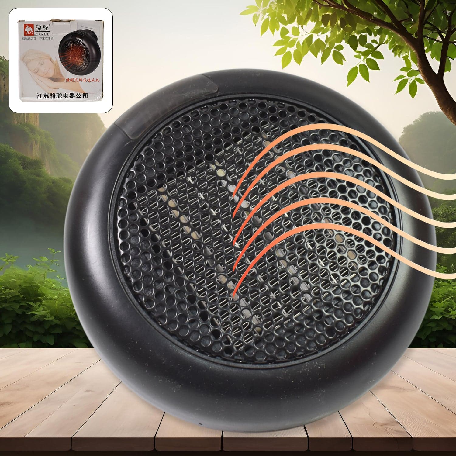 Room Heater for Home, Office, Camper LED Screen Portable Wall Heater (1000W / 1 Pc) thumbnail 3