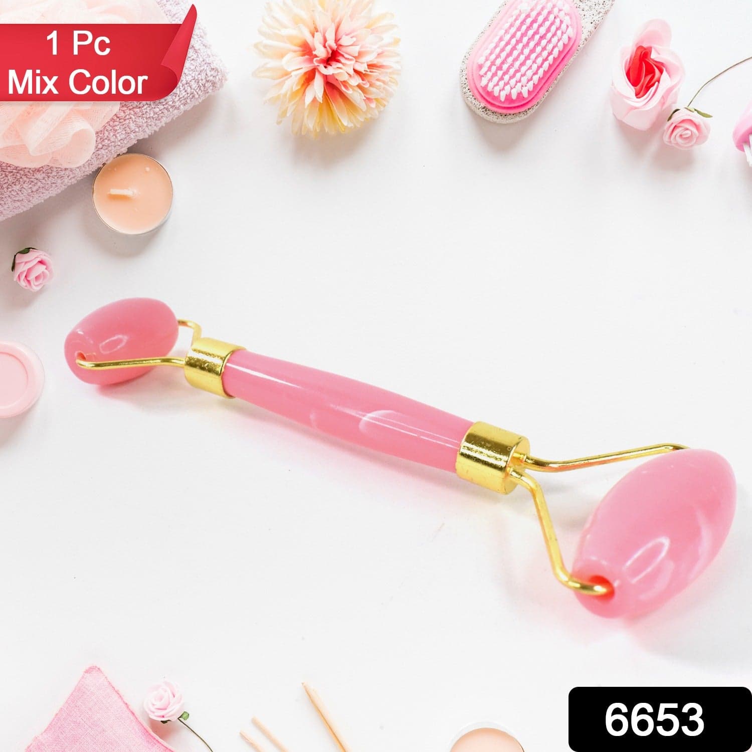 Double Ended Smooth Facial Massage Rollers (1 Pc / Mix Color) thumbnail 2