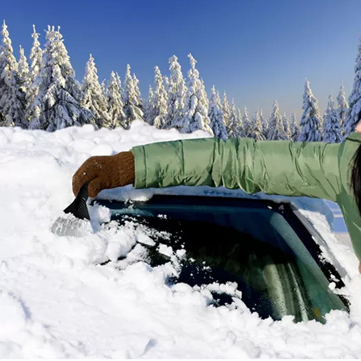 Ice Scraper for Car Windshield & Windows thumbnail 1