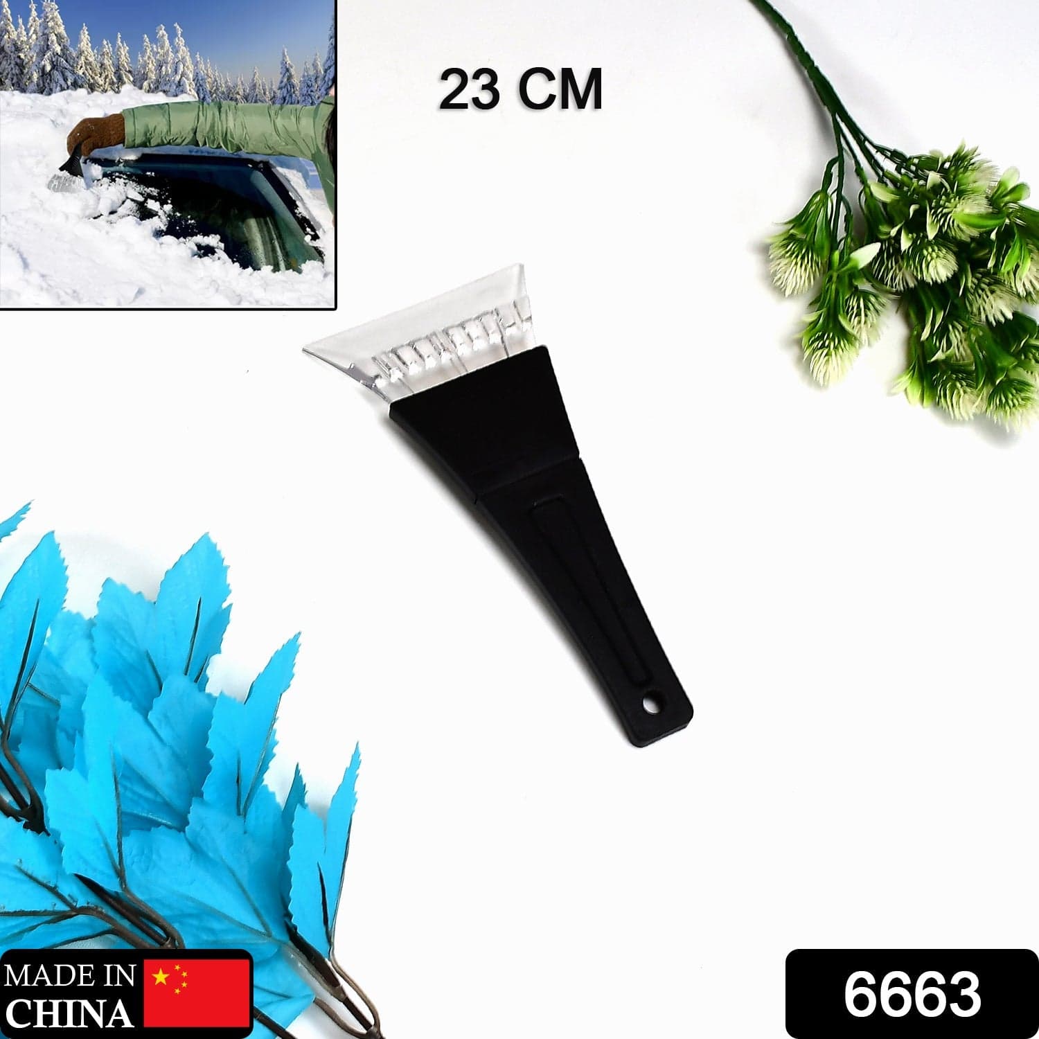 Ice Scraper for Car Windshield & Windows thumbnail 2