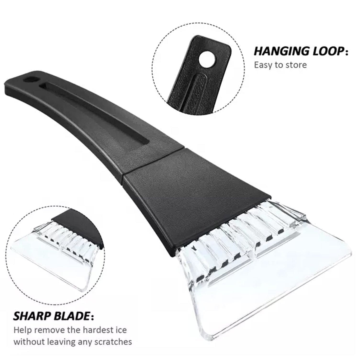 Ice Scraper for Car Windshield & Windows thumbnail 4