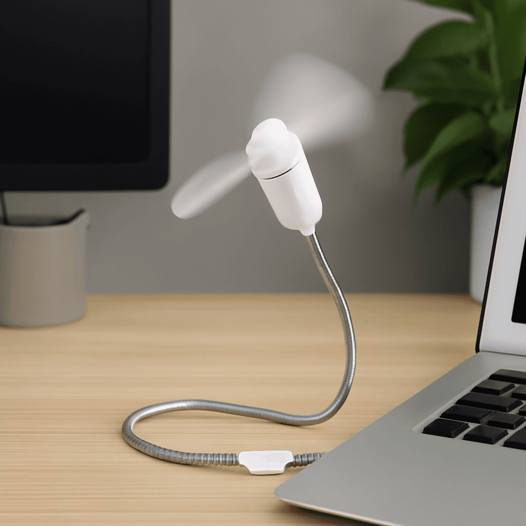 Portable USB Fan Mini USB Cooler Fan (1 Pc) thumbnail 1