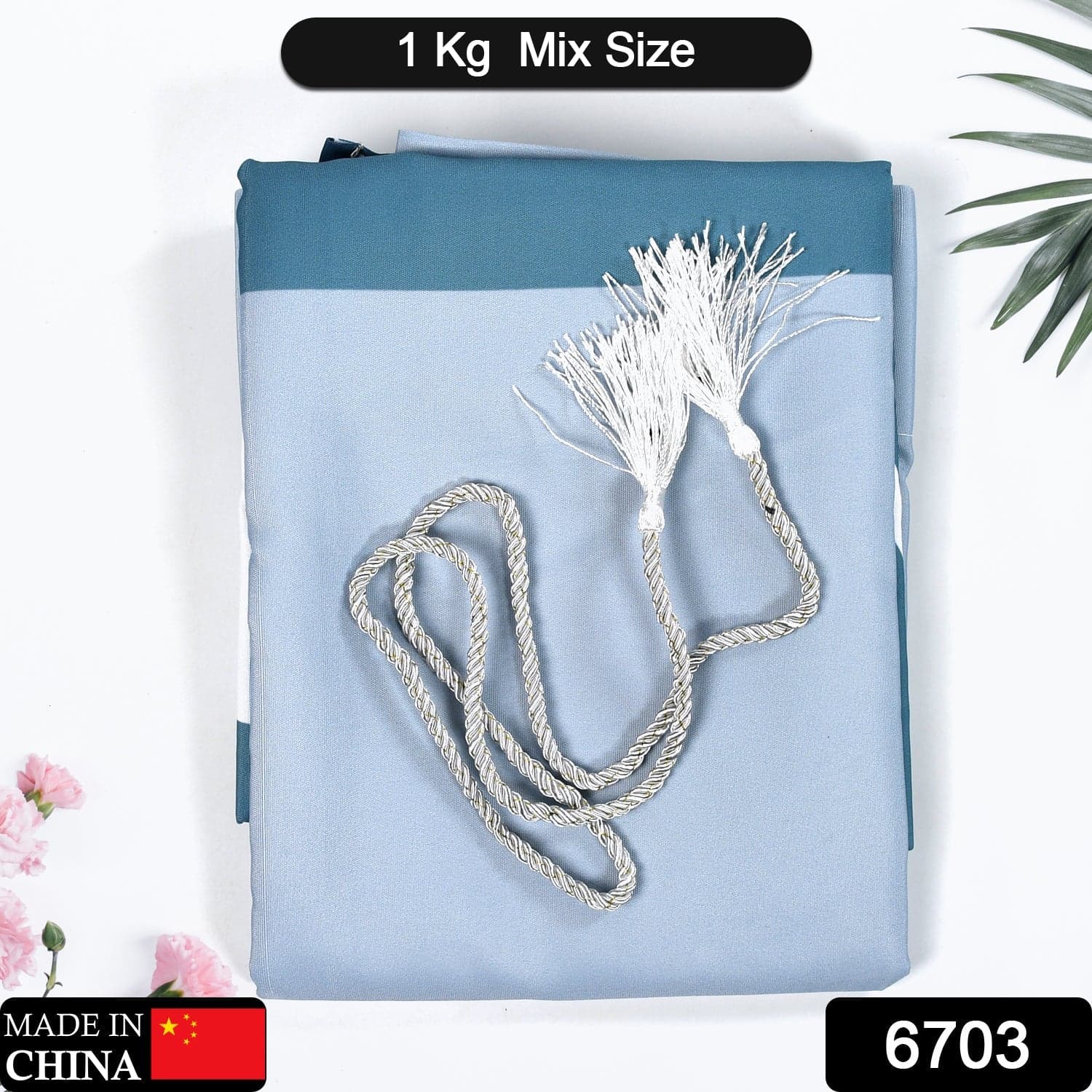 Solid 1 Piece Door Curtain Mix Size(1kg) thumbnail 2