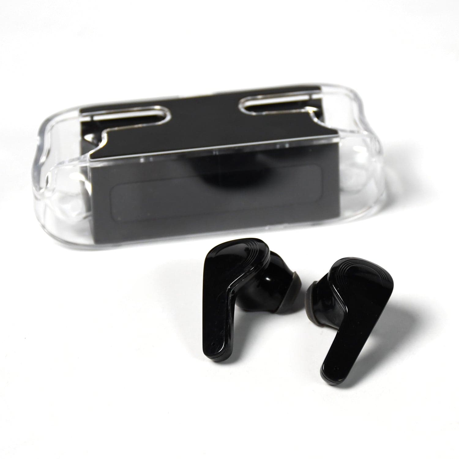 M12 Max Wireless Earbuds, Black Touch Control Bluetooth thumbnail 3