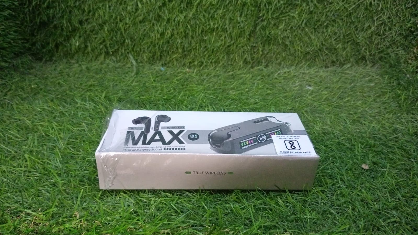 M12 Max Wireless Earbuds, Black Touch Control Bluetooth thumbnail 8