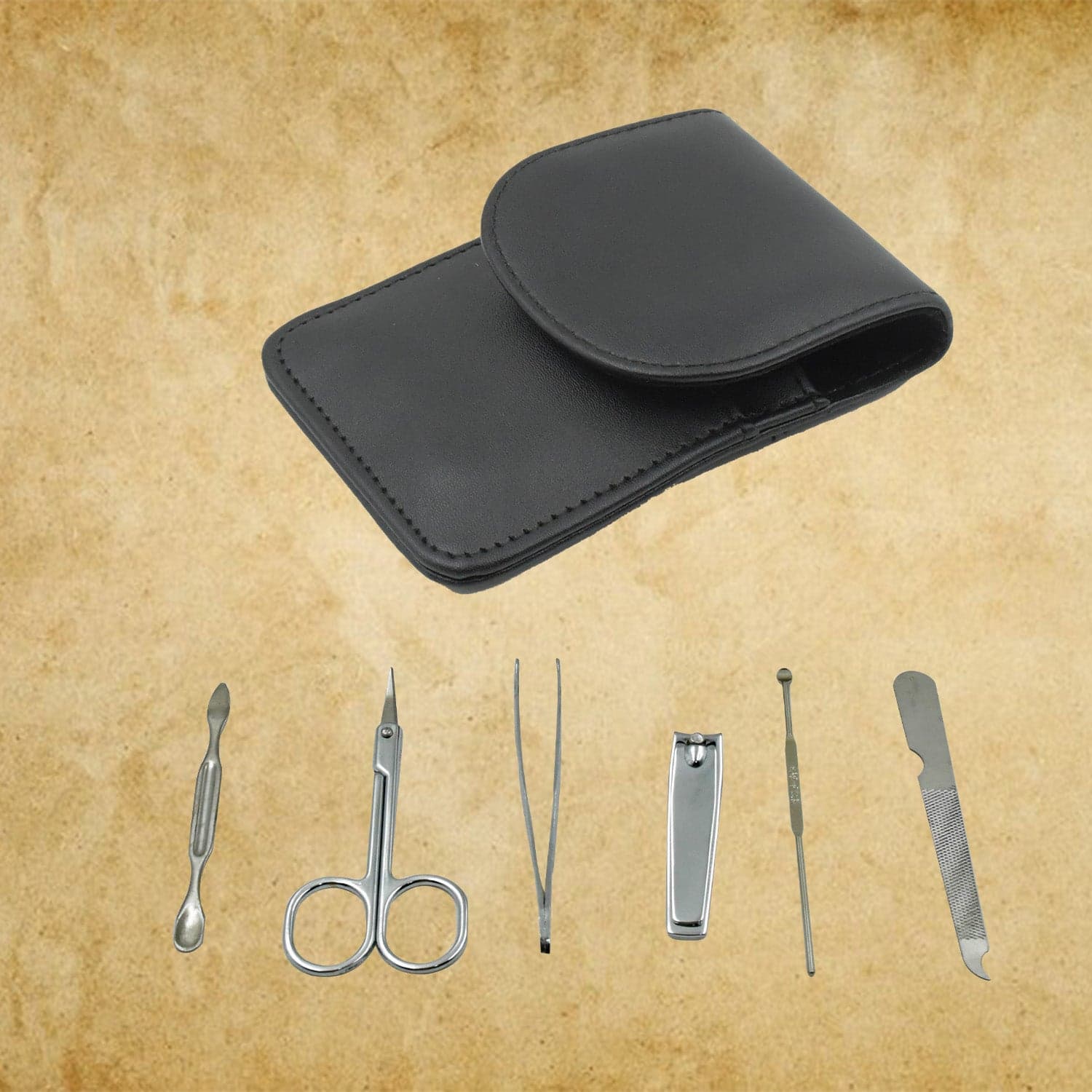 6-in-1 Professional Nail Care Kit: Clippers, Scissors & More Nail cutter (Travel or Home) thumbnail 4