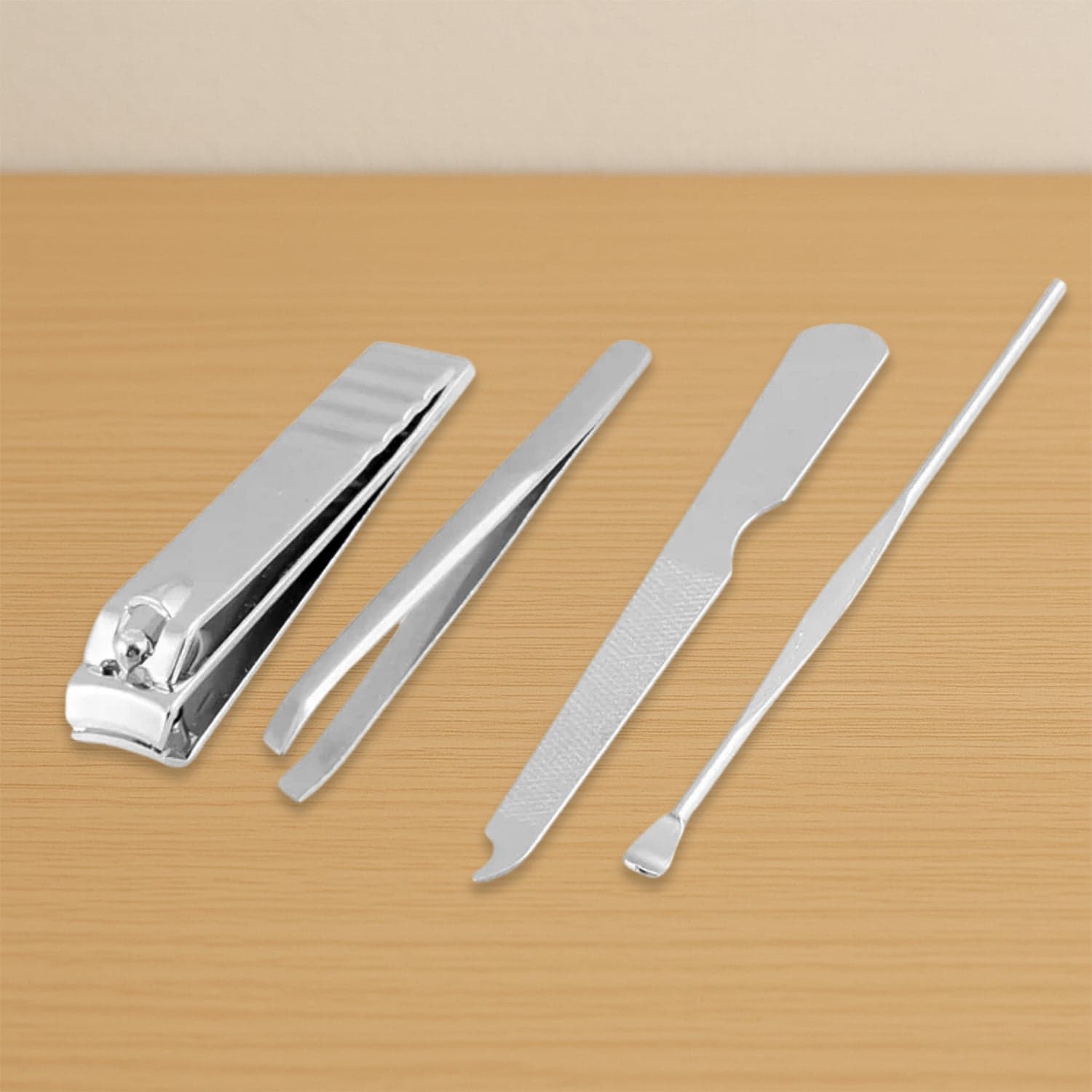 4-in-1 Nail Clipper Kit: Stainless Steel Tools, Manicure Set (Travel Case) thumbnail 1