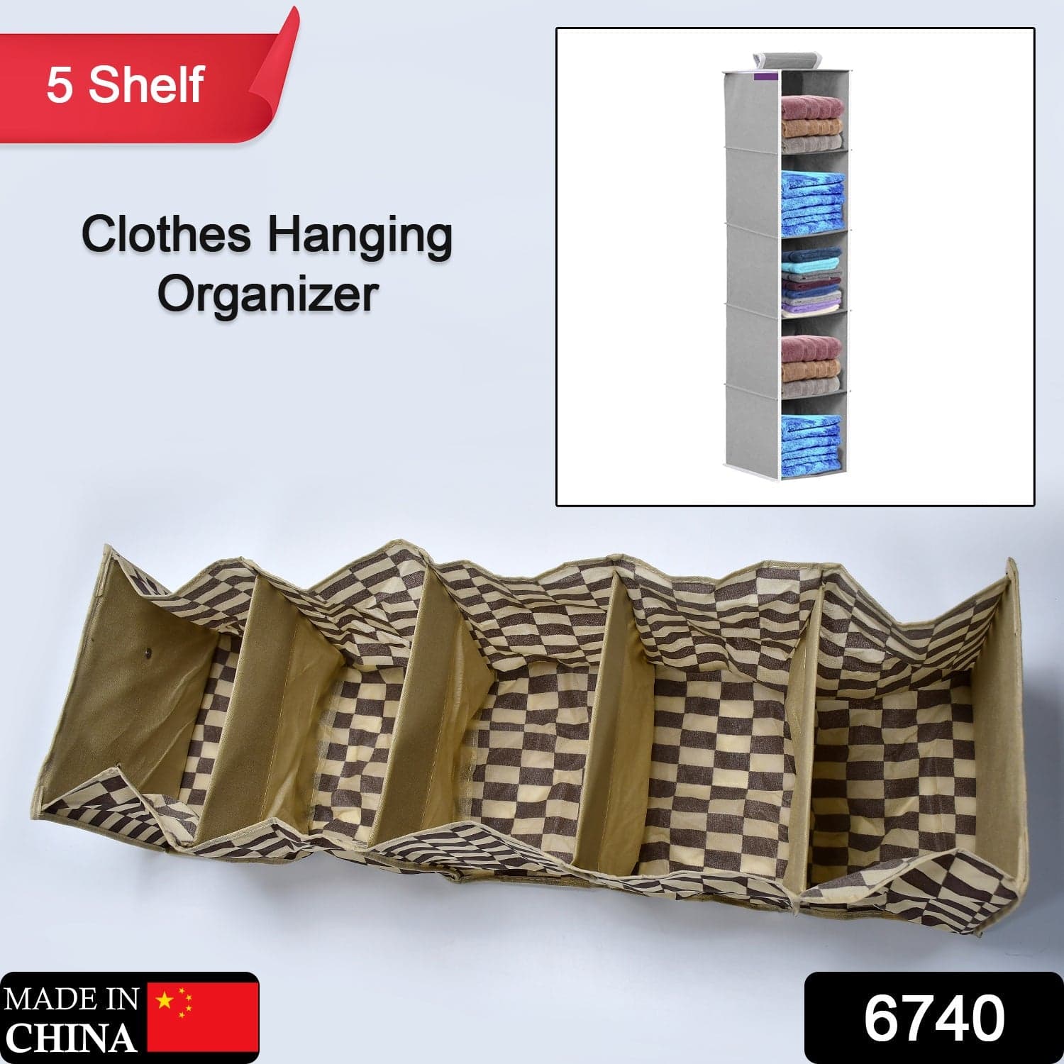 Foldable Storage Drawer Organizer For Out & Indoor Use thumbnail 2